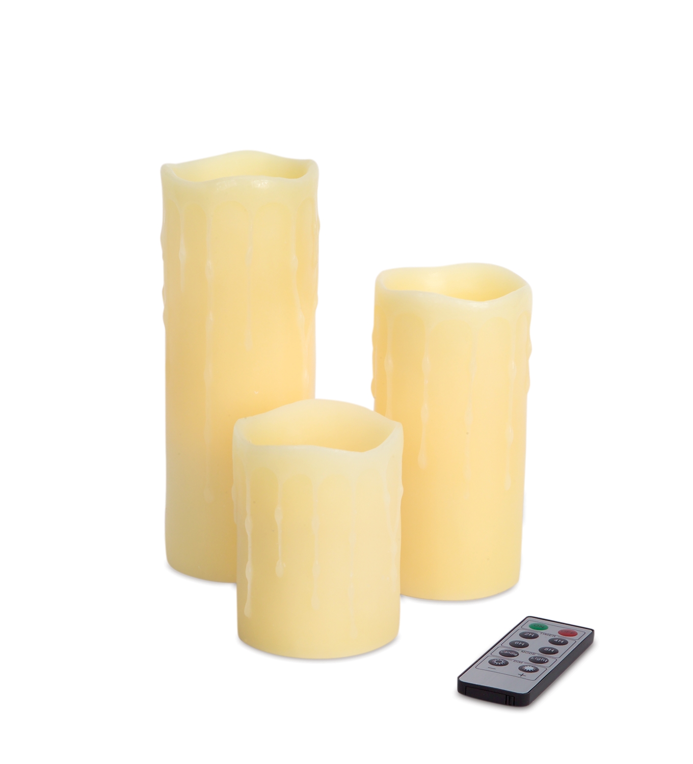 LED Remote Dripping Candles (Set of 3) 3