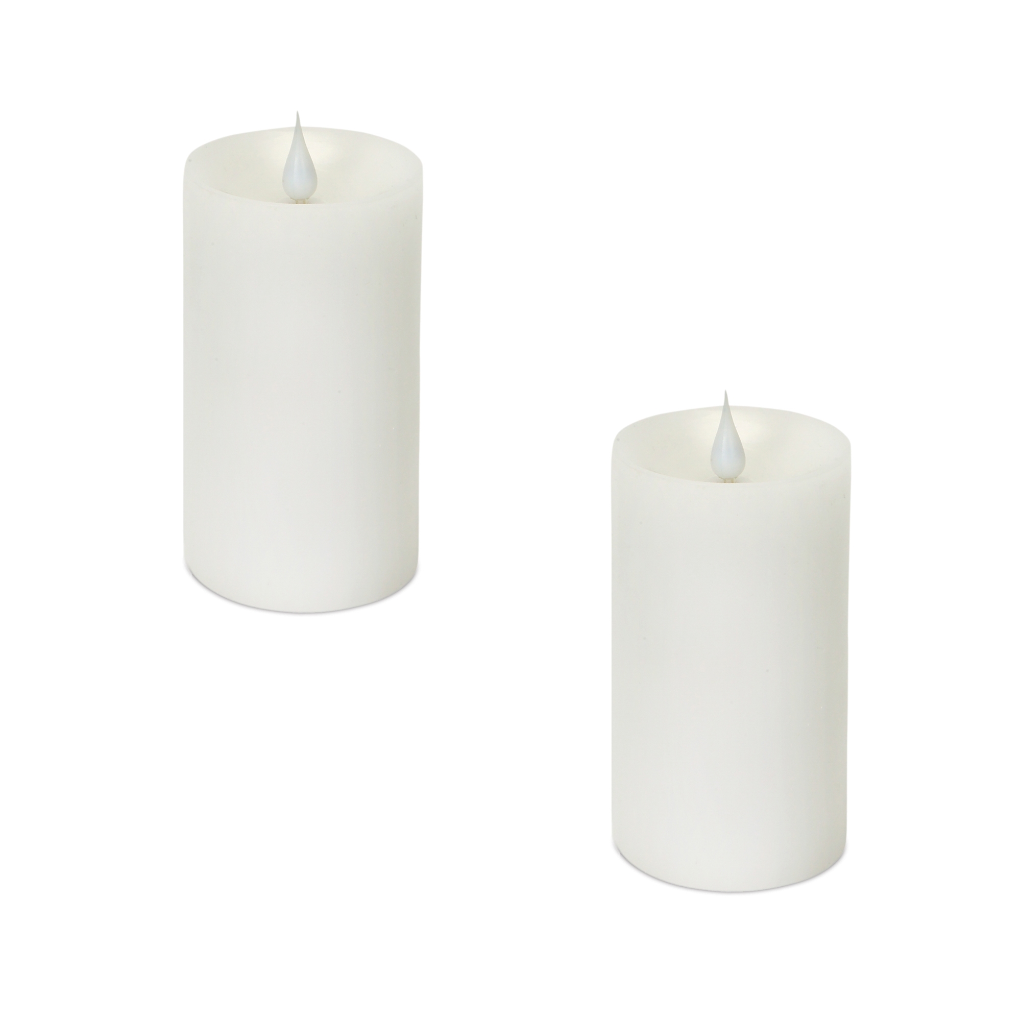 Simplux LED Pillar Candle w/Moving Flame (Set of 2)  3