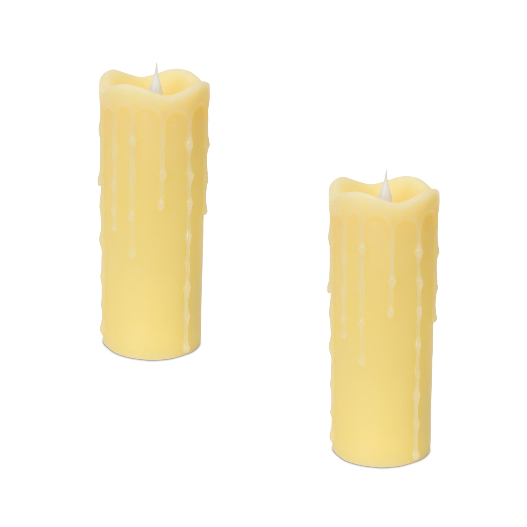 Simplux LED Dripping Candle w/Moving Flame (Set of 2) 3