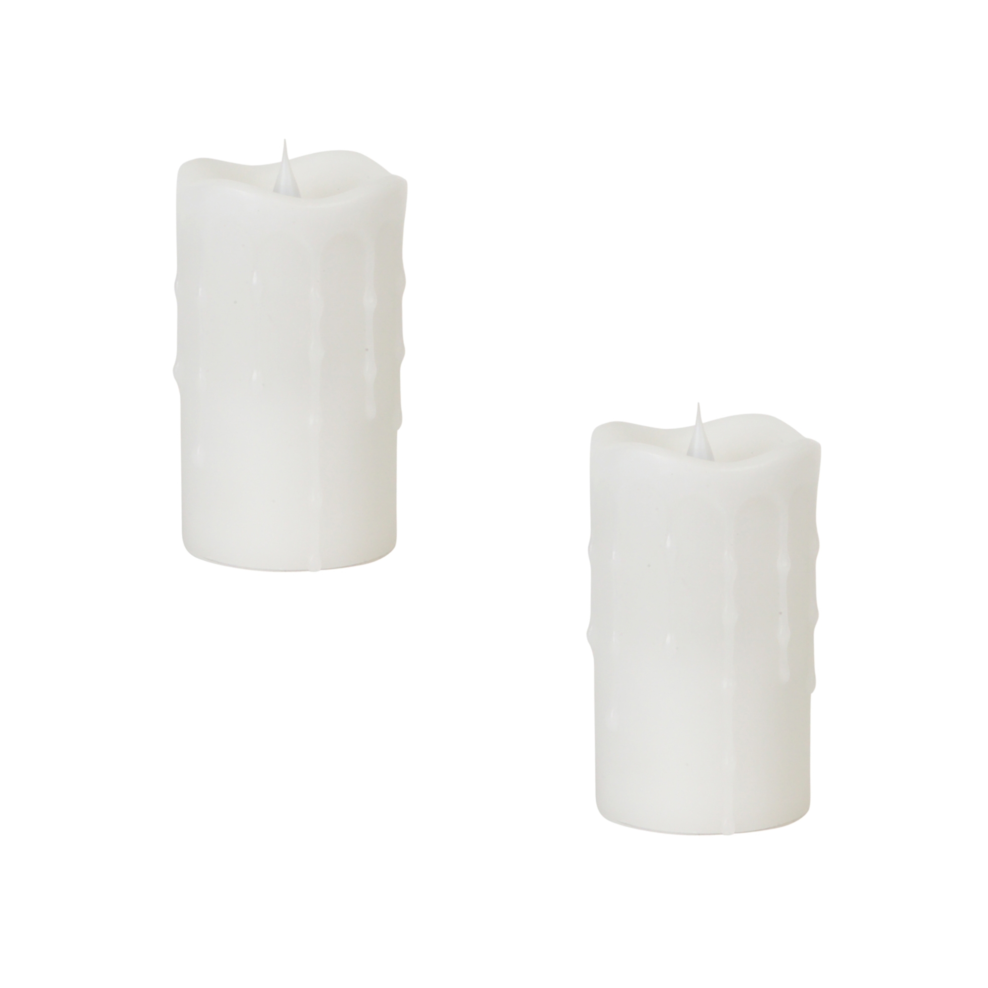 Simplux LED Dripping Candle w/Moving Flame (Set of 2)3