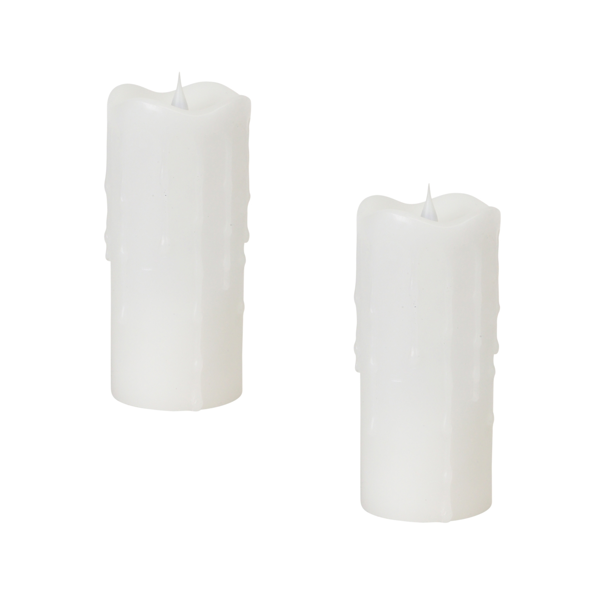 Simplux LED Dripping Candle w/Moving Flame (Set of 2)3