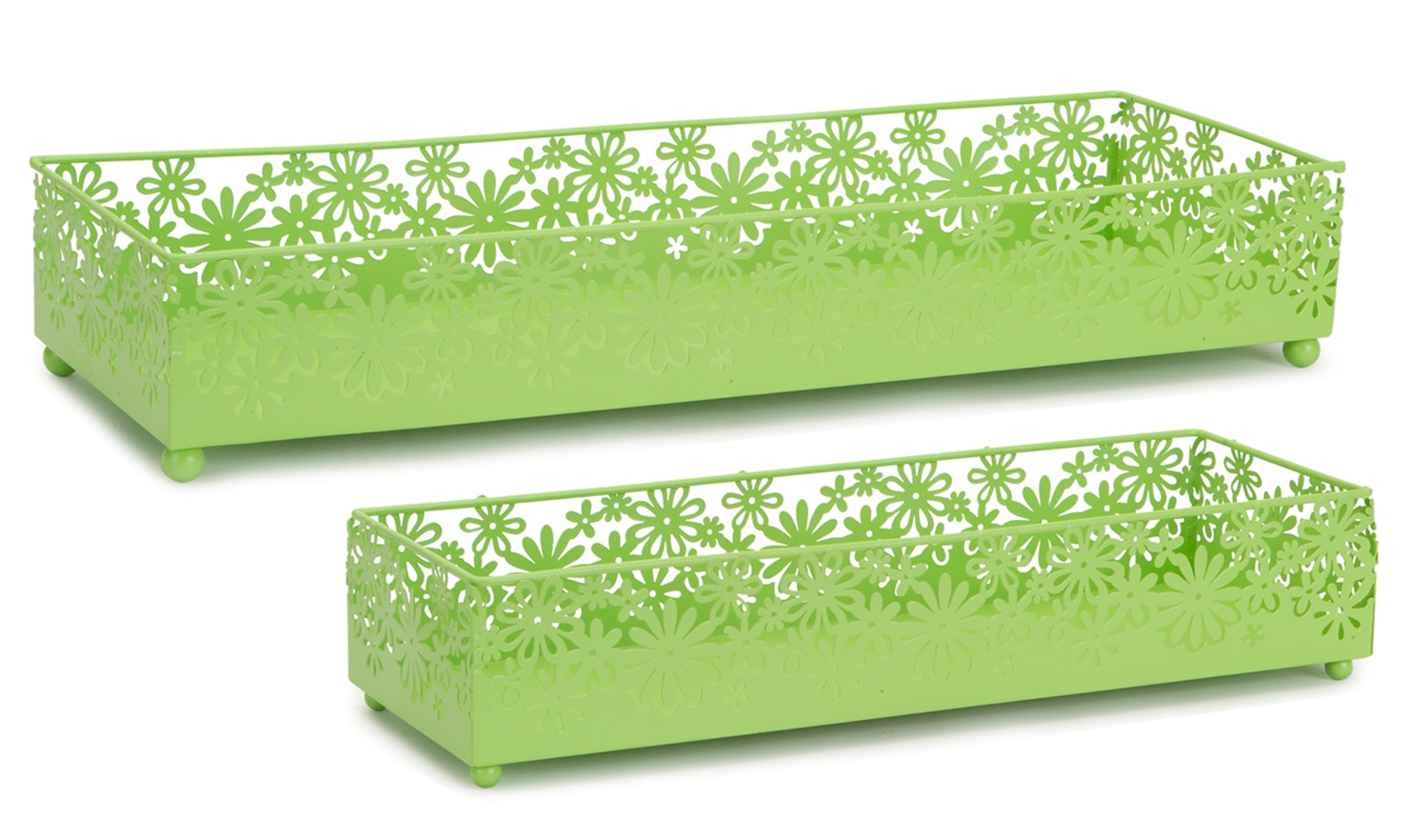 Daisy Trays (Set of 2) 13.5