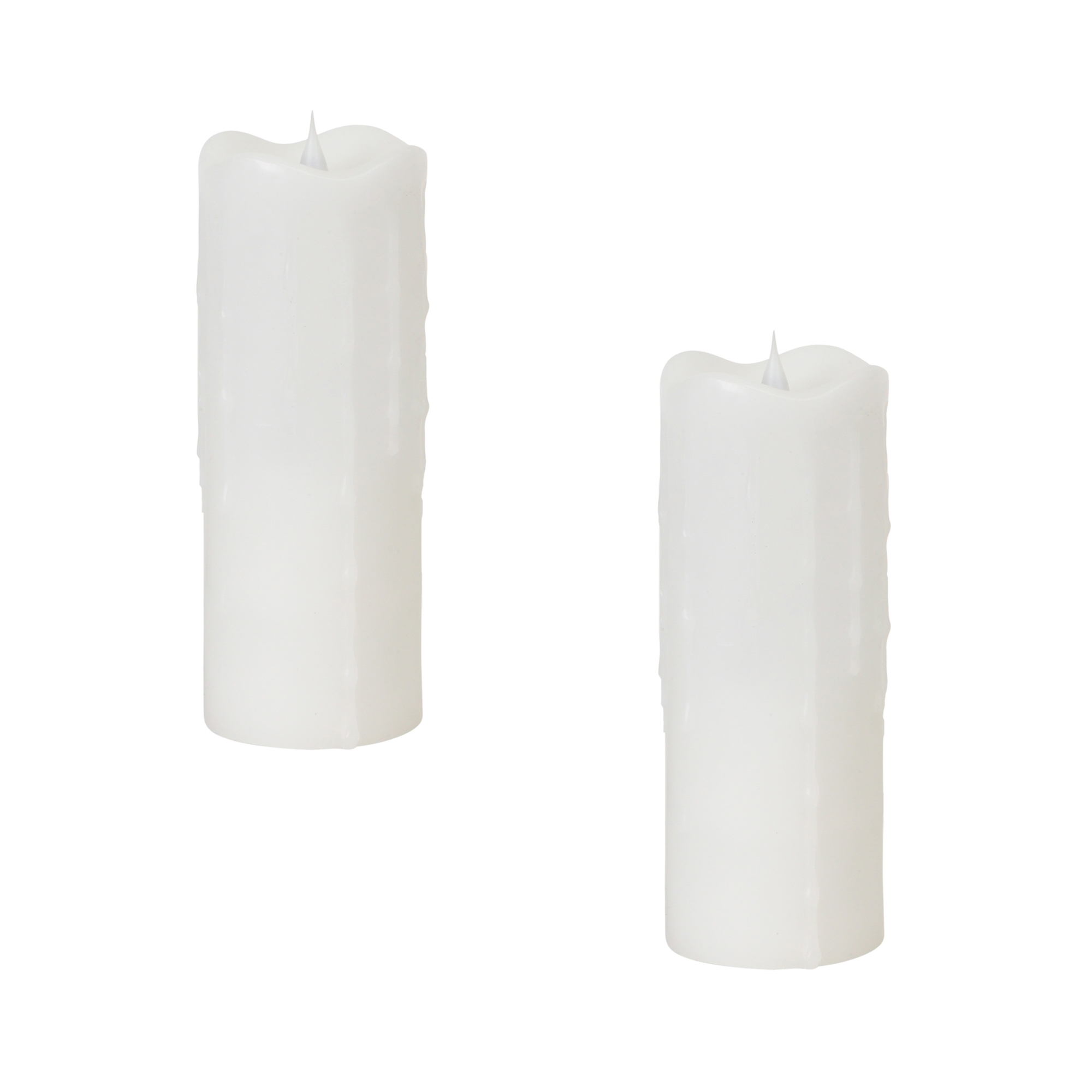 Simplux LED Dripping Candle w/Moving Flame (Set of 2)  3