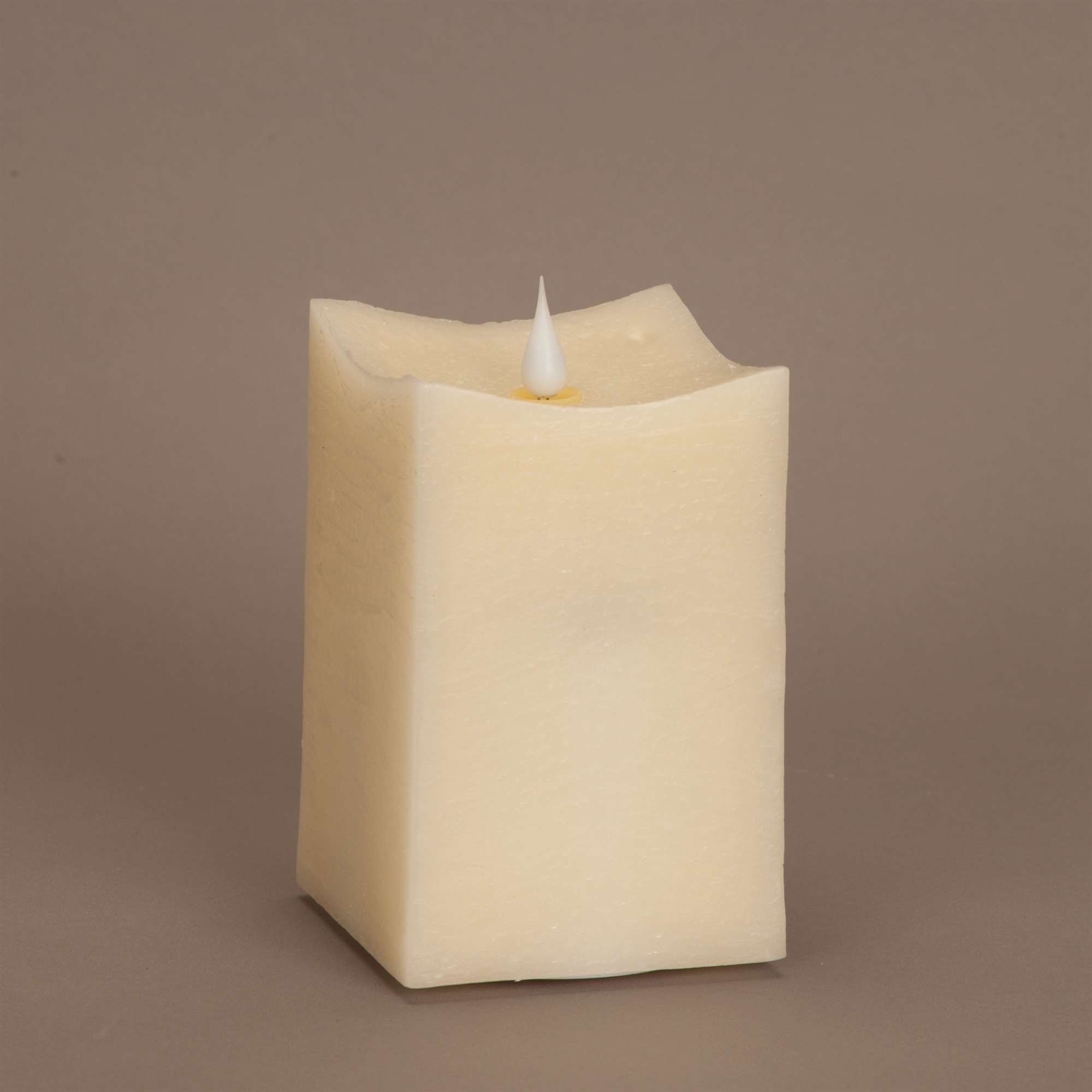 Simplux Squared Candle w/Moving Flame (Set of 2) 3.5