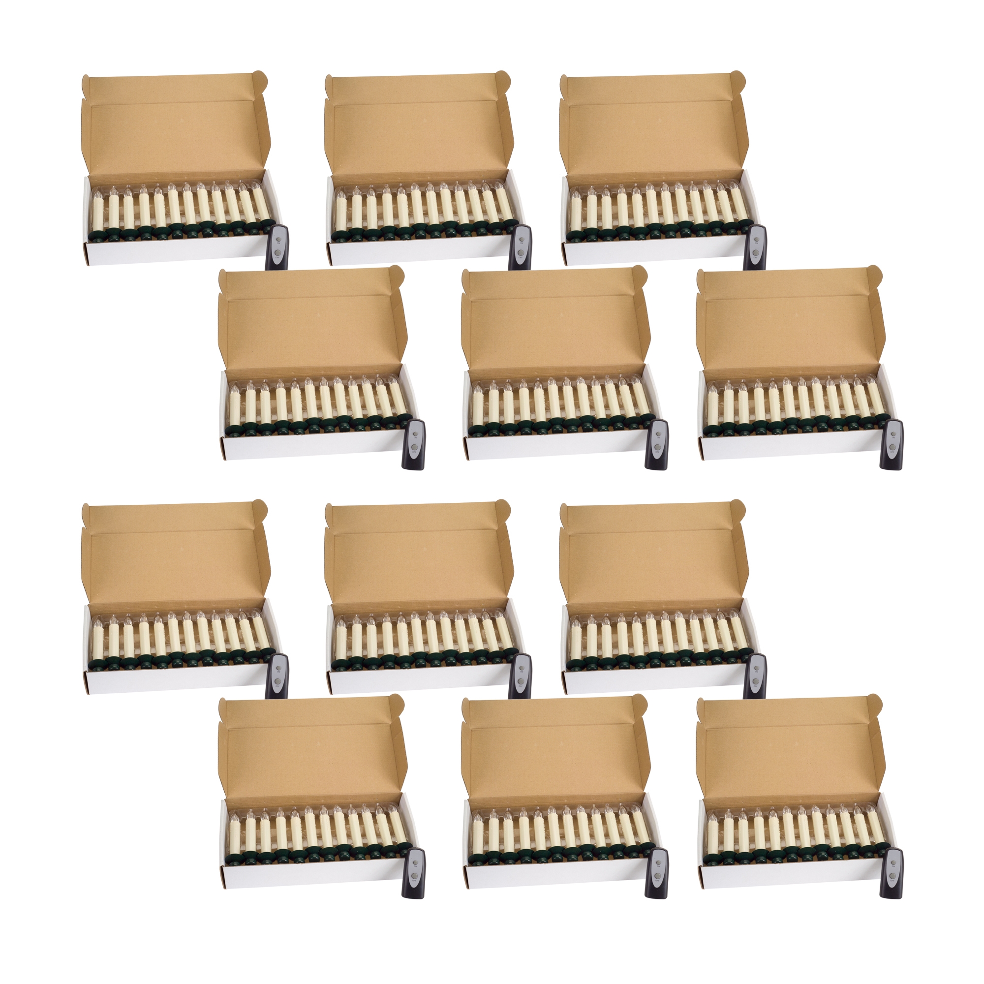 Tree Taper Candle (Set of 12) w/Remote 5.5