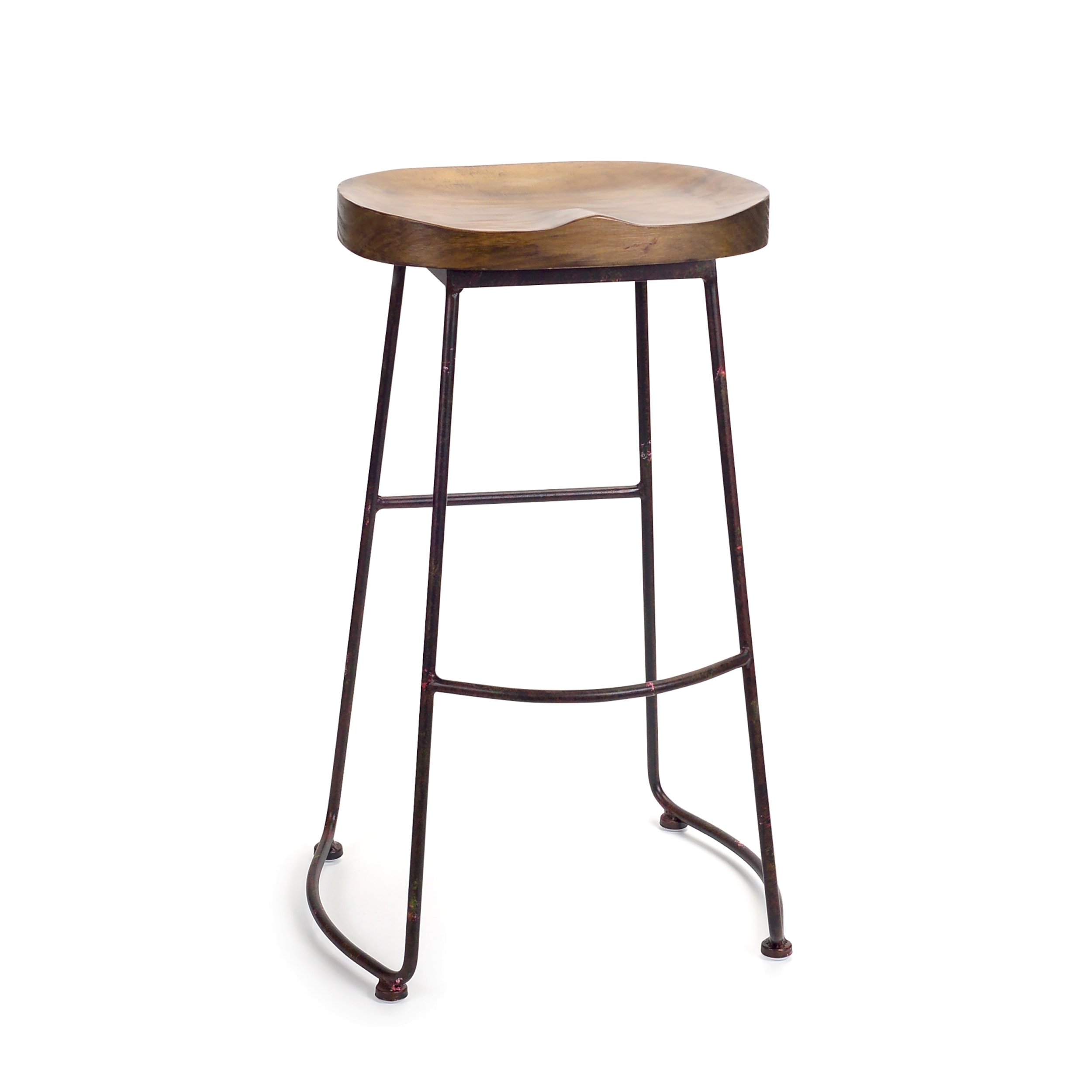 Wood Stool 30.5