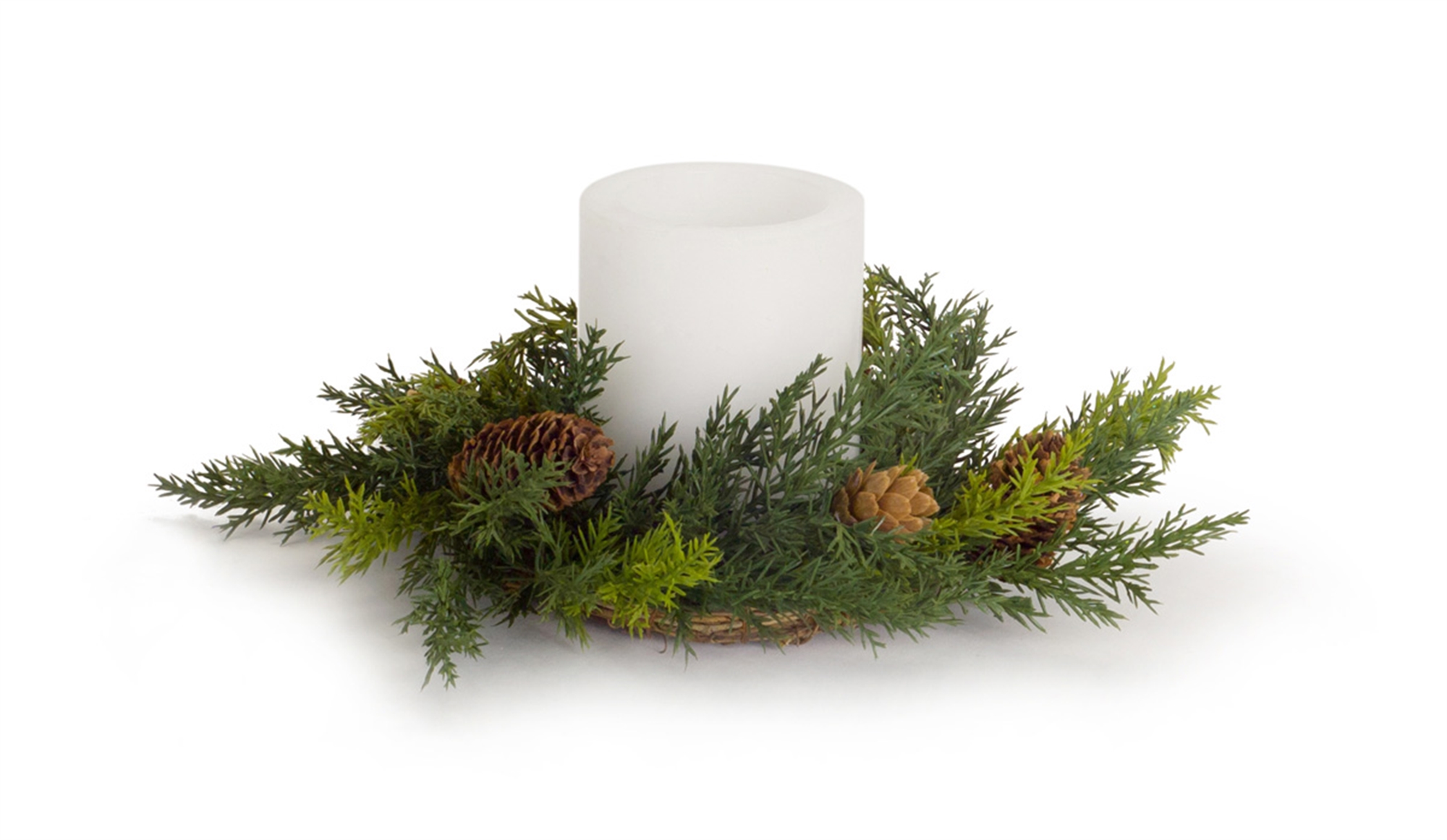 Arborvitae Candle Wreath (Set of 6) 11