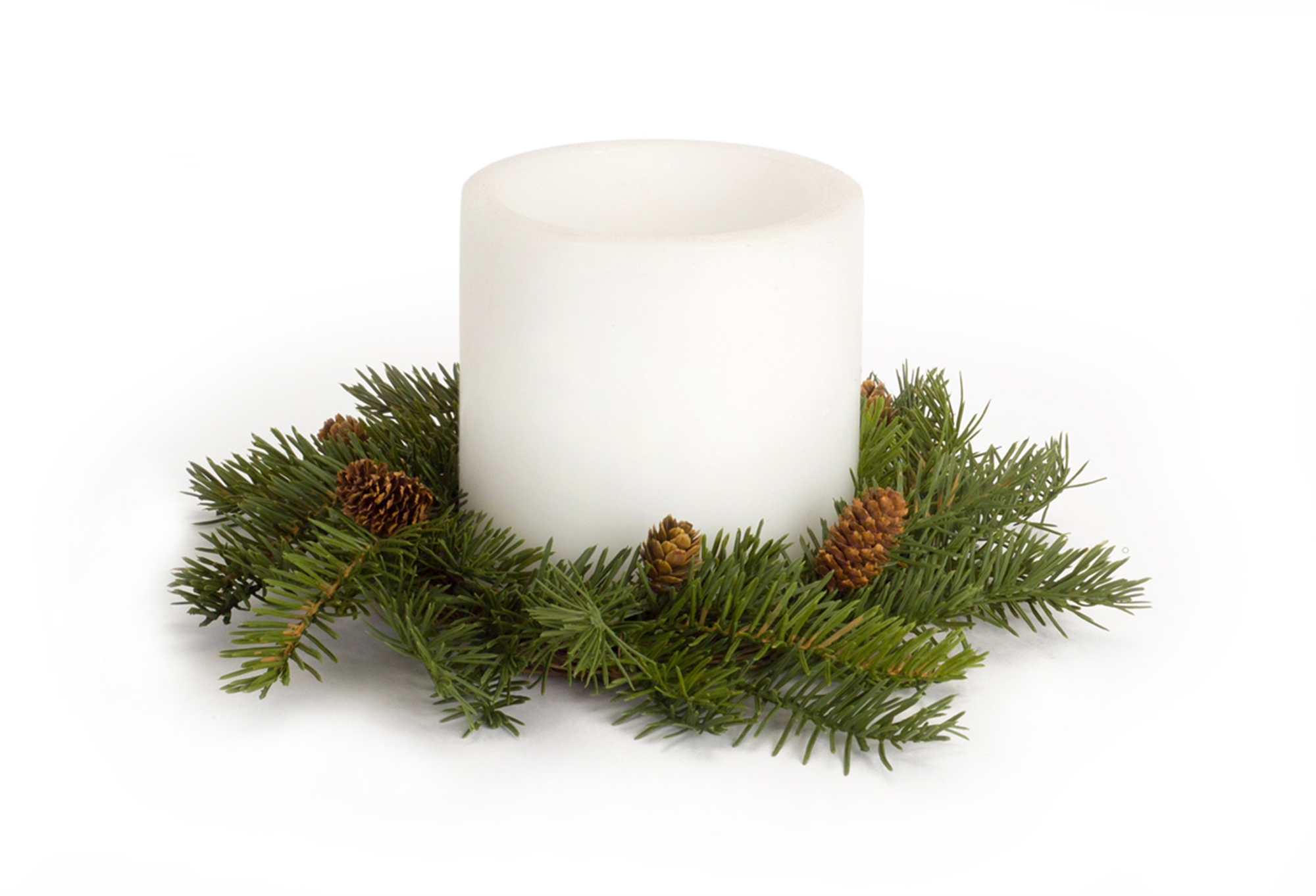Pine Candle Wreath (Set of 4) 13