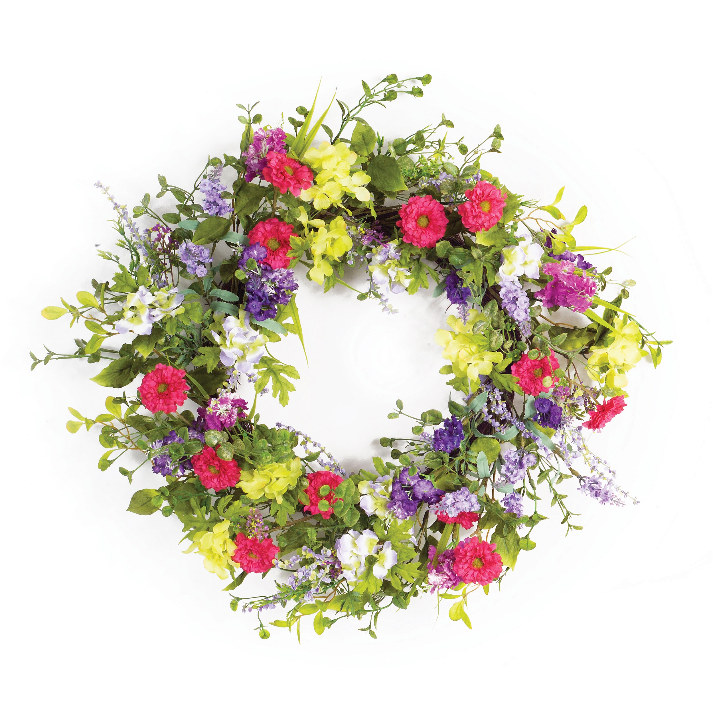 Mixed Floral Wreath 24