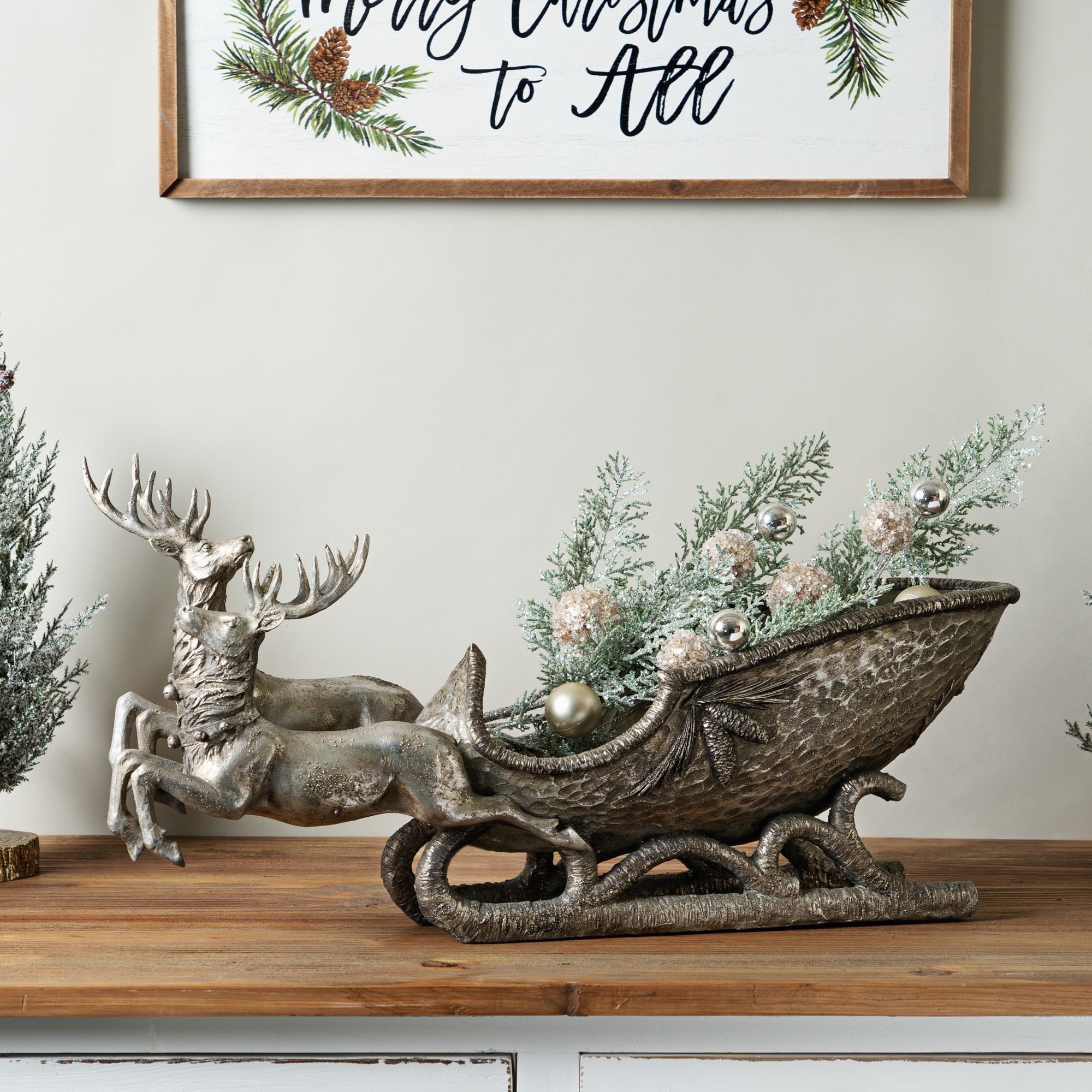 Deer with Sleigh 25