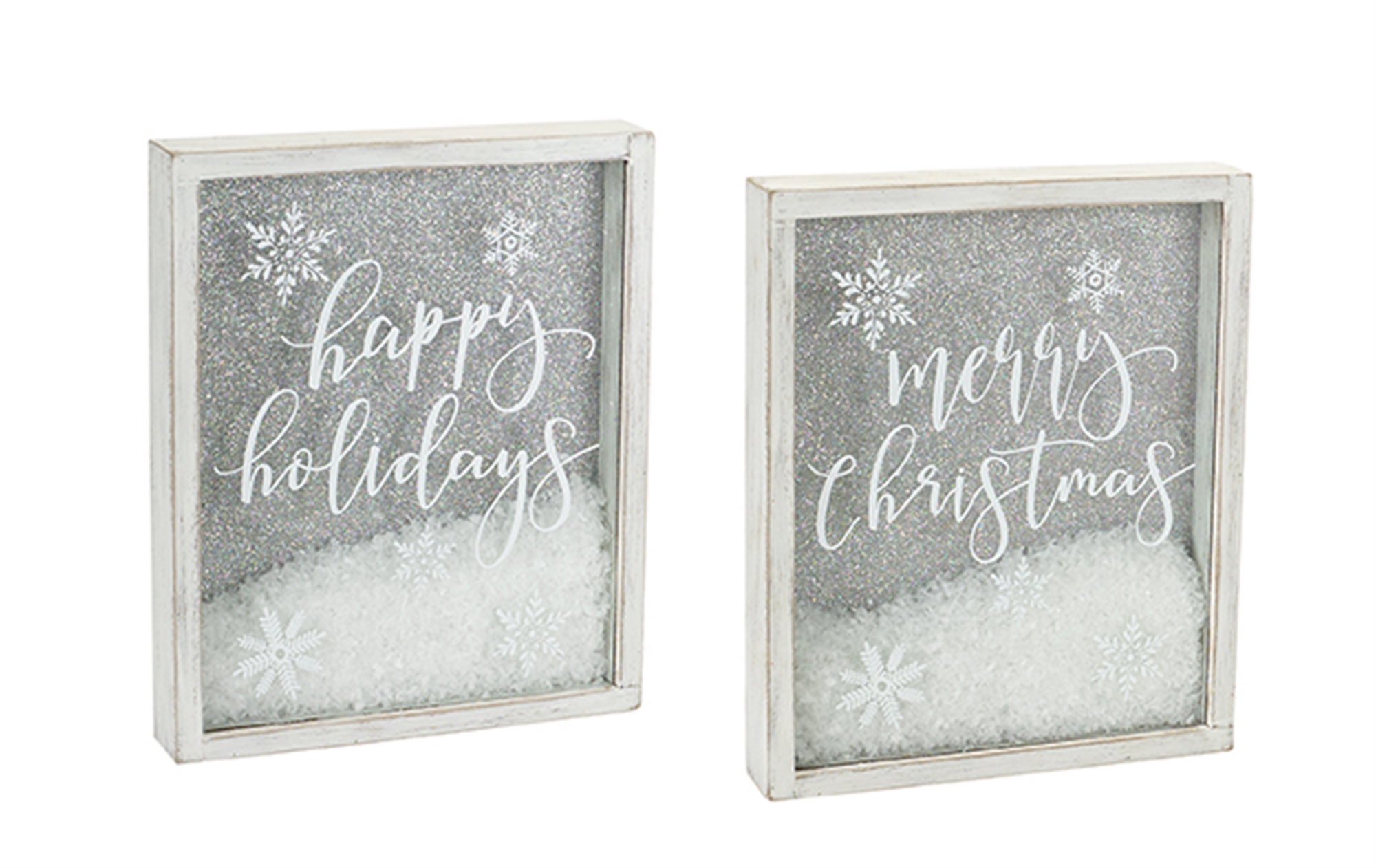 Christmas Frame with Snow (Set of 2) 9