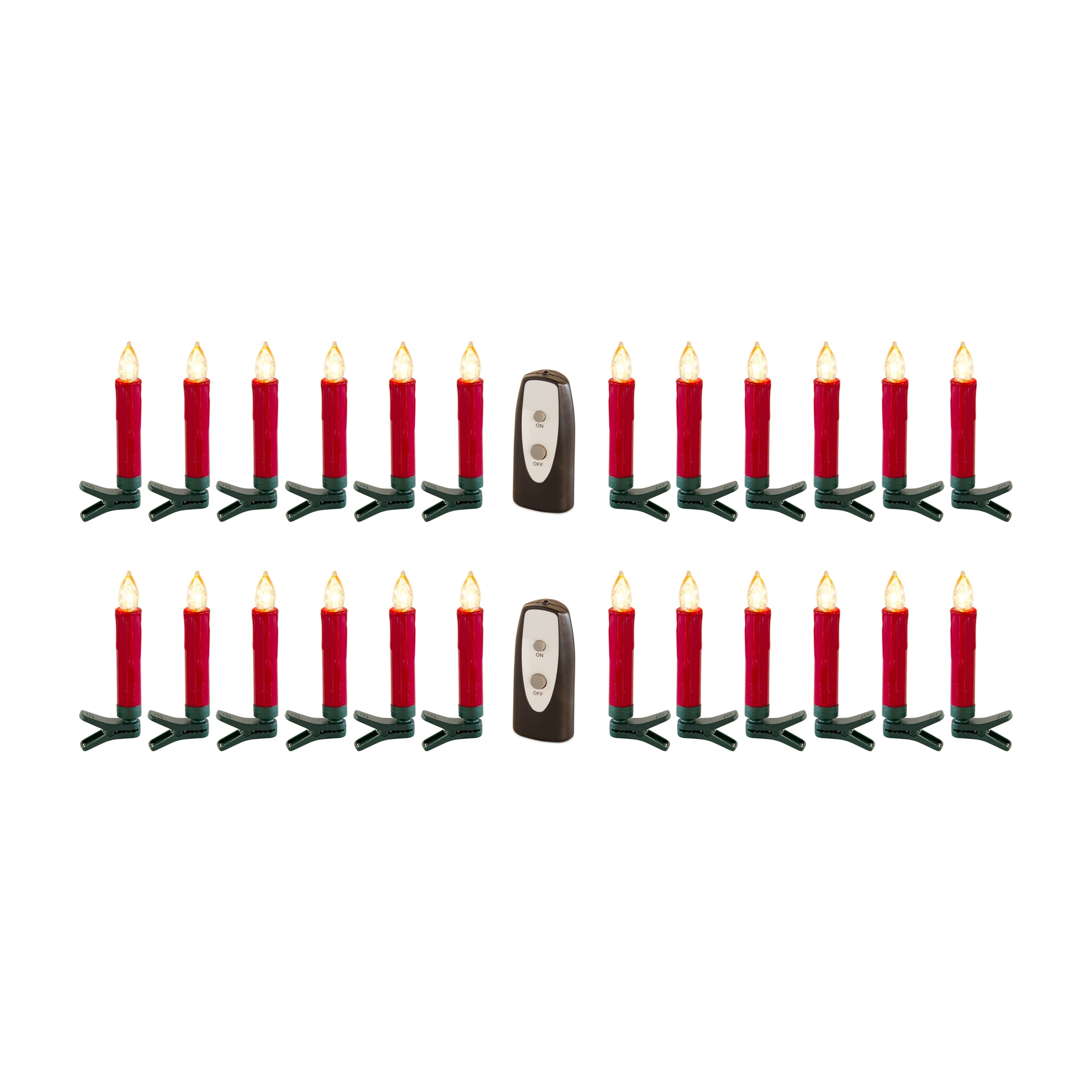 LED Clip On Taper Candle (Set of 24) 4.5