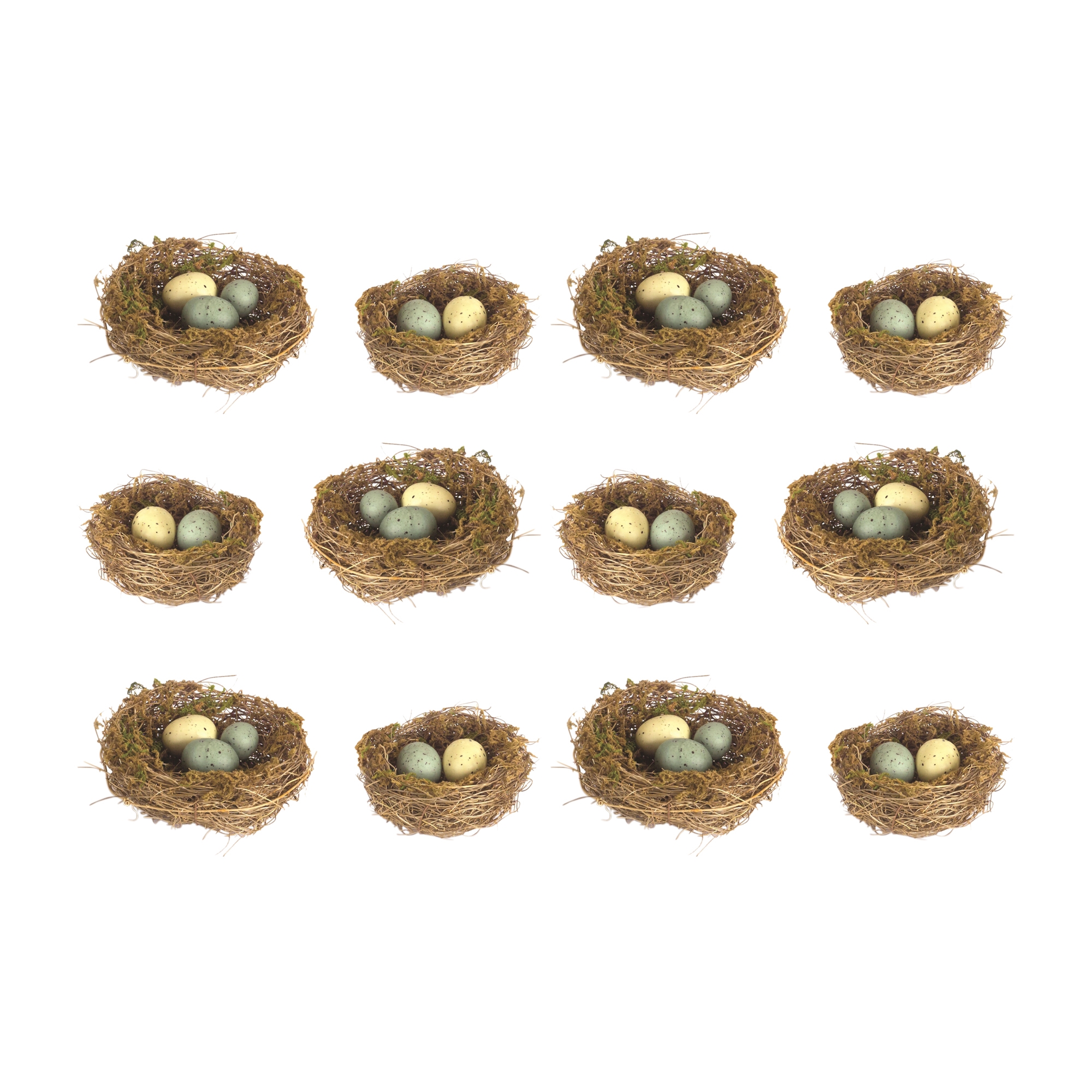 Nest with Eggs (Set of 12) 4
