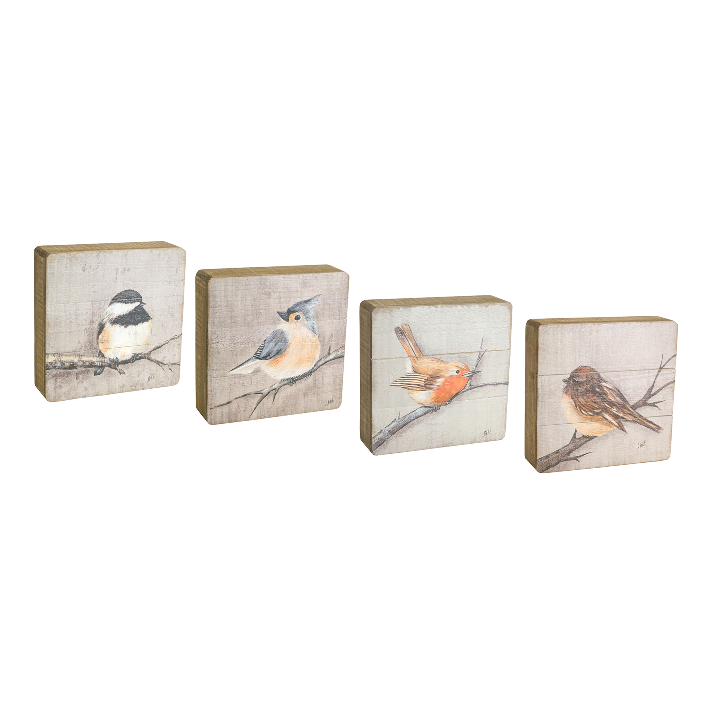 Bird Plaque (Set of 4) 8