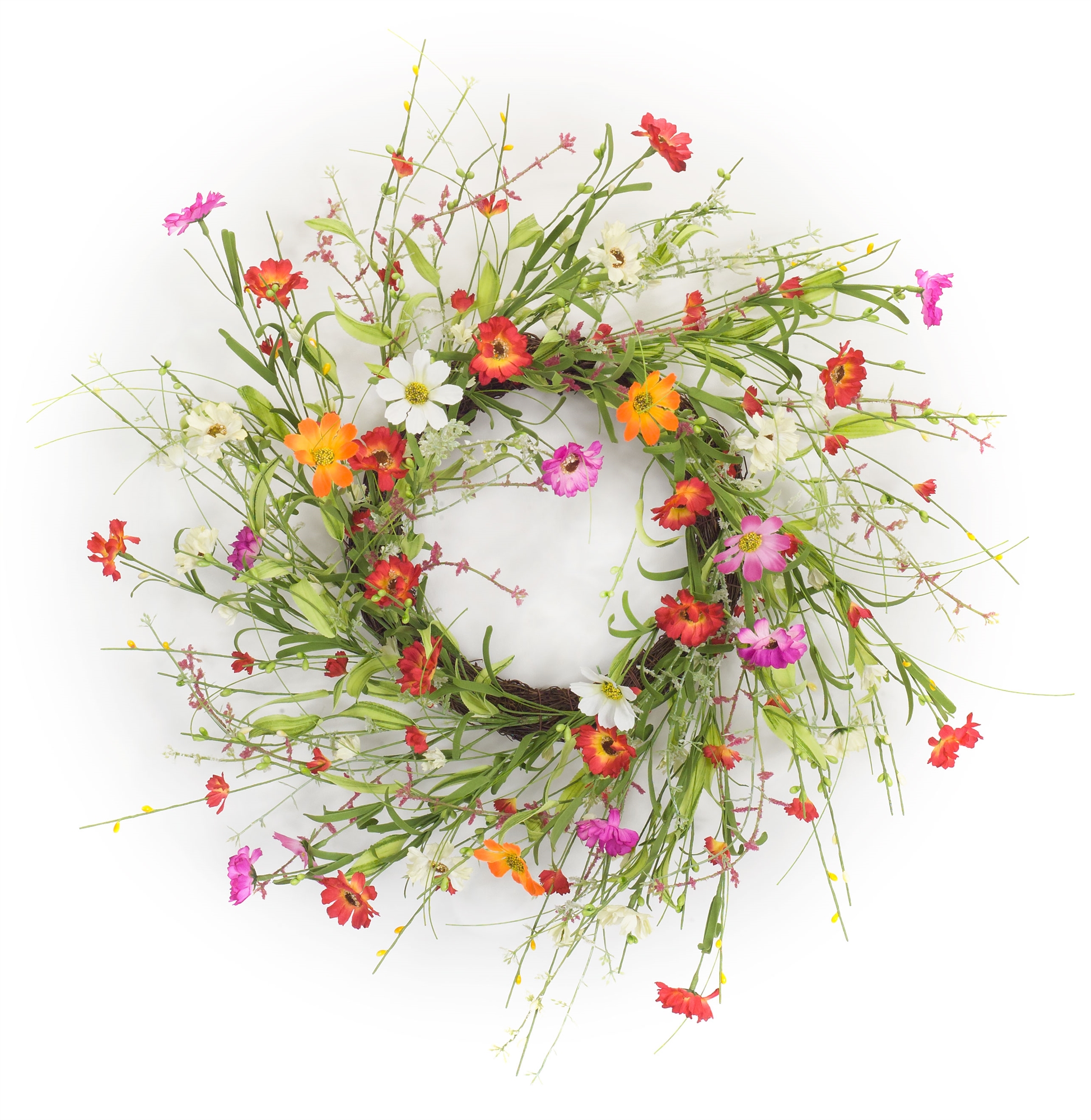 Mixed Floral Wreath 22.5