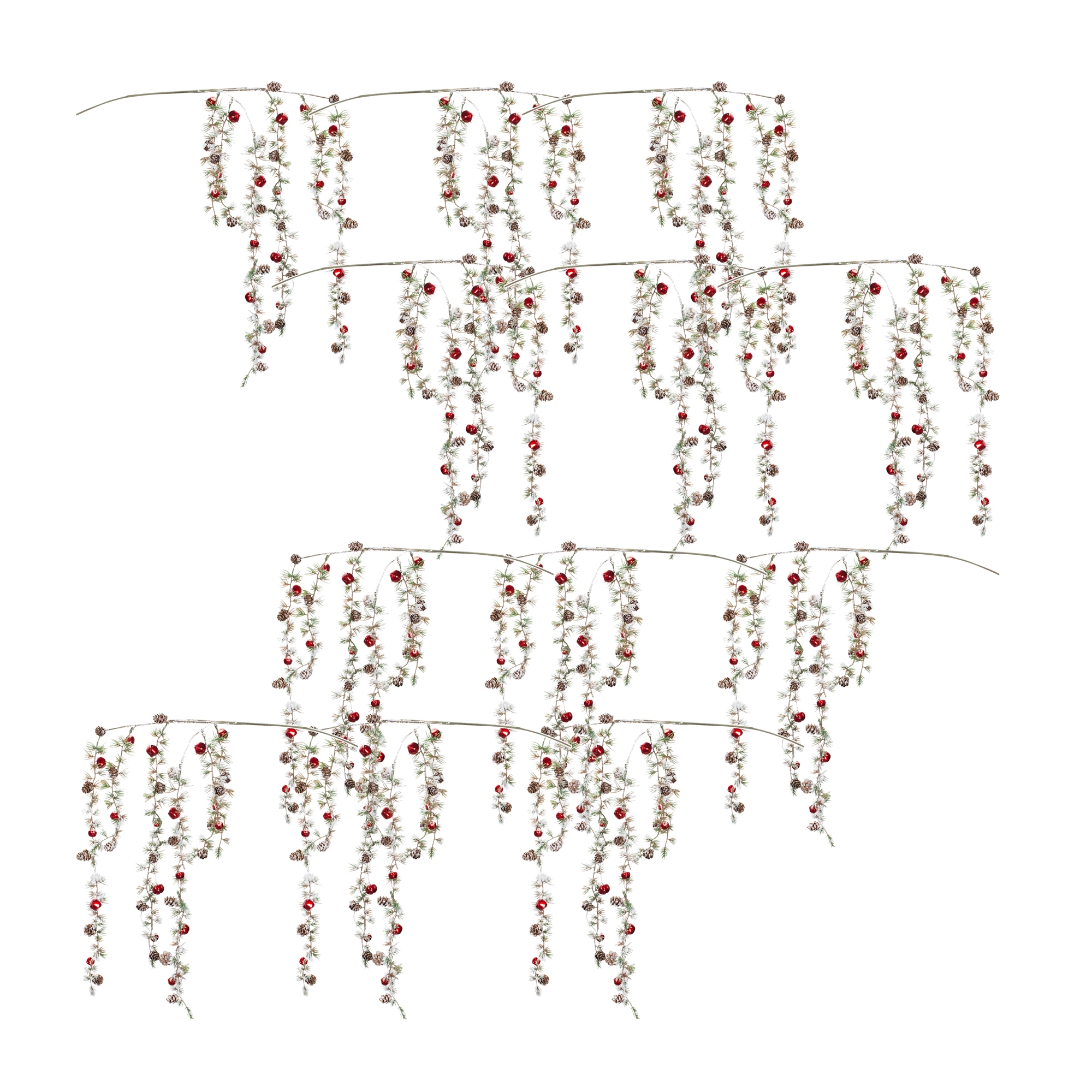 Pine and Bell Spray (Set of 12) 40