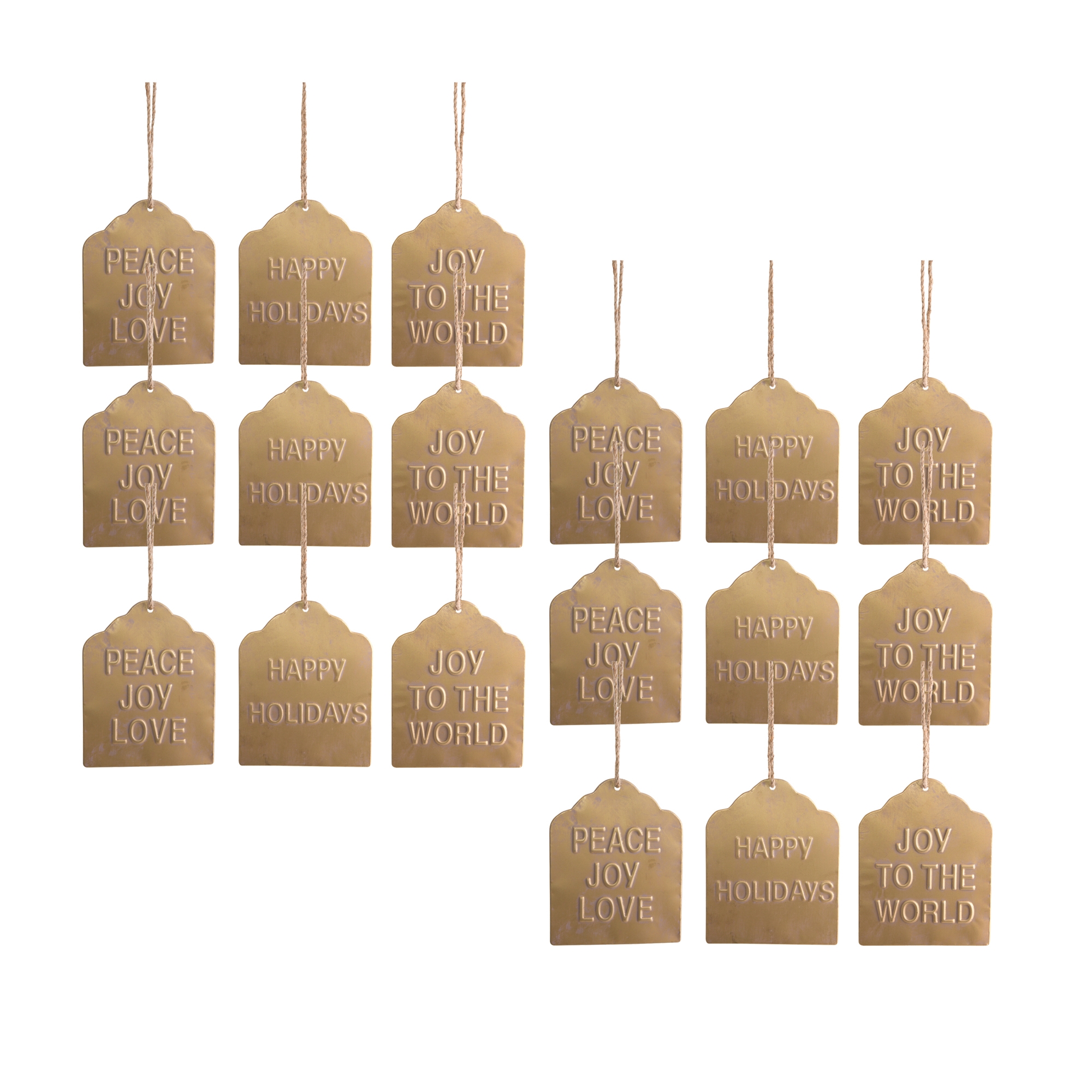 Tag Ornament (Set of 12) 9.5