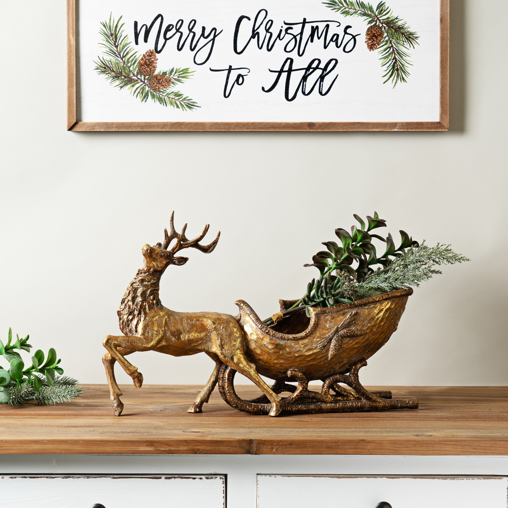 Deer with Sleigh 19