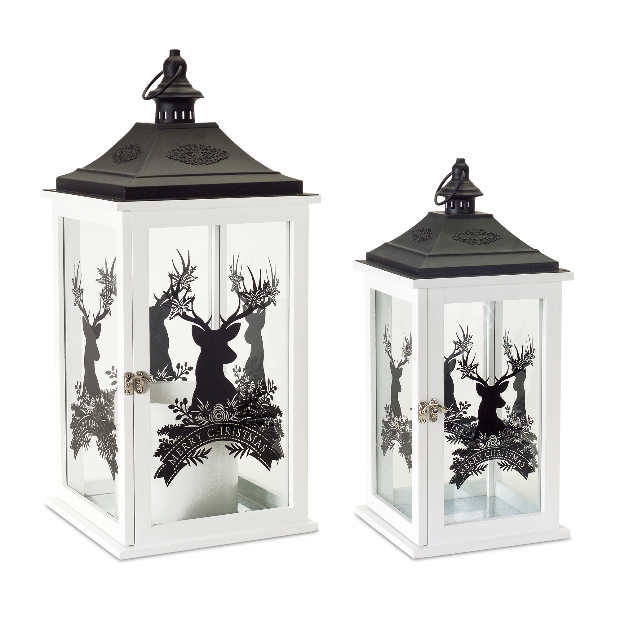 Merry Christmas Lantern (Set of 2) 17.5