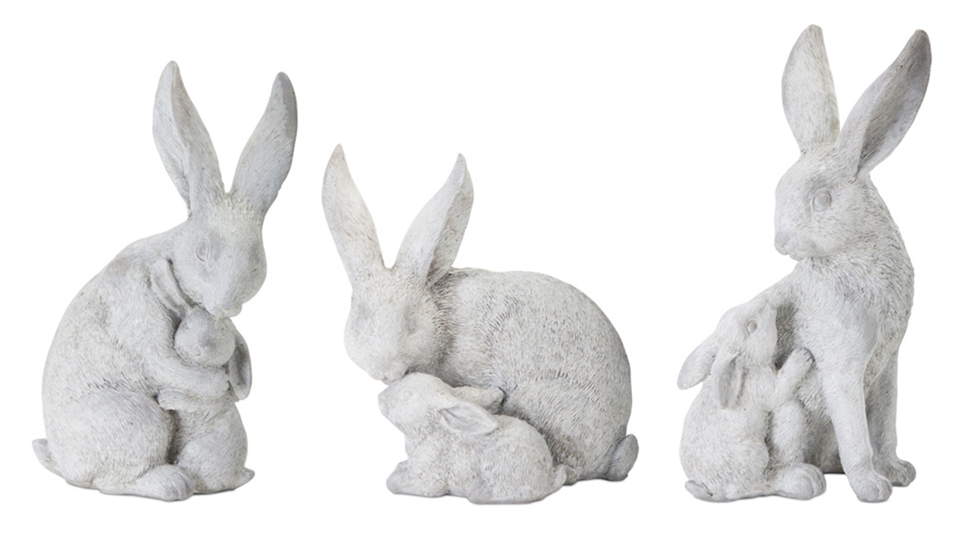Rabbit With Bunny (Set of 6) 4.5