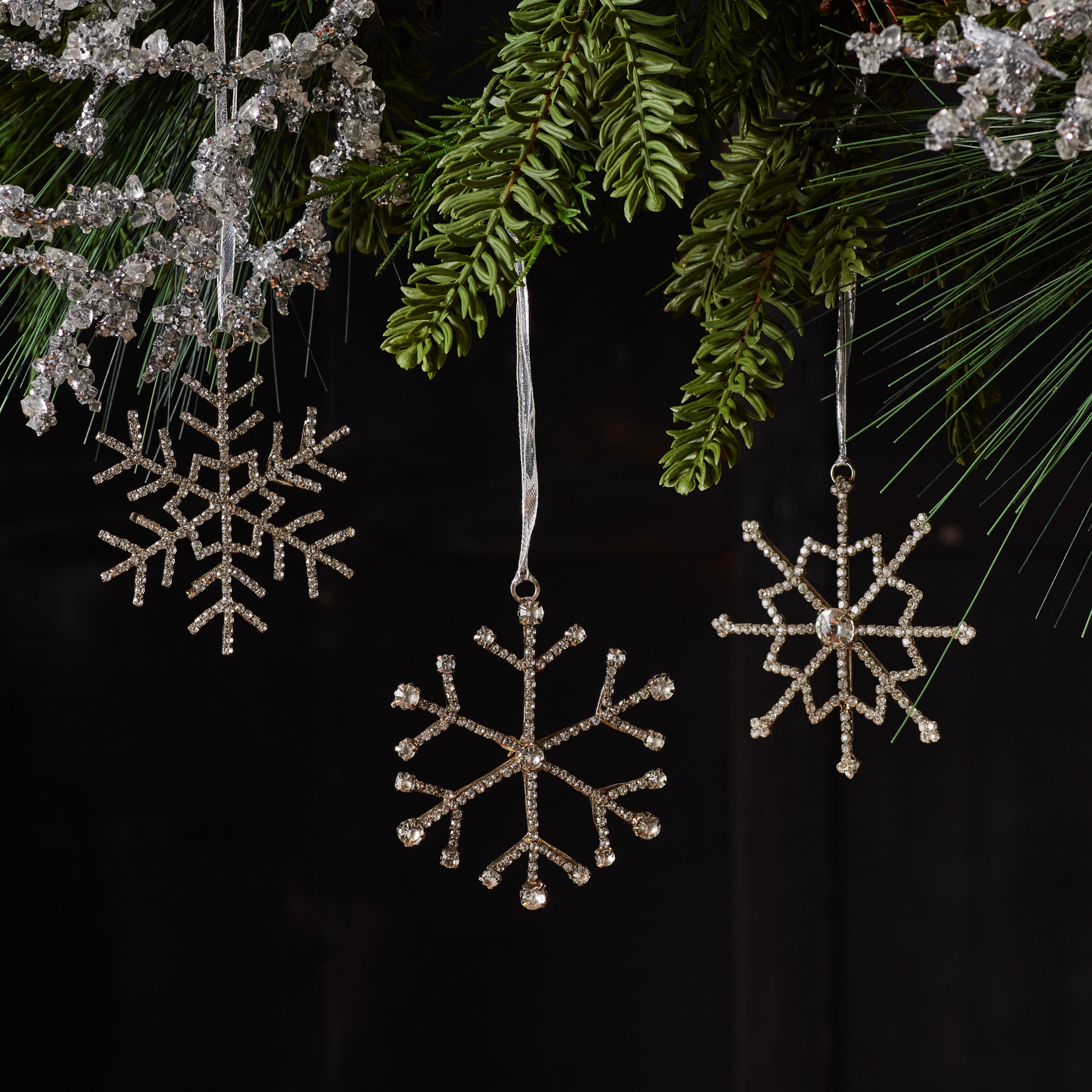 Jewel Snowflake (Set of 12) 3.5