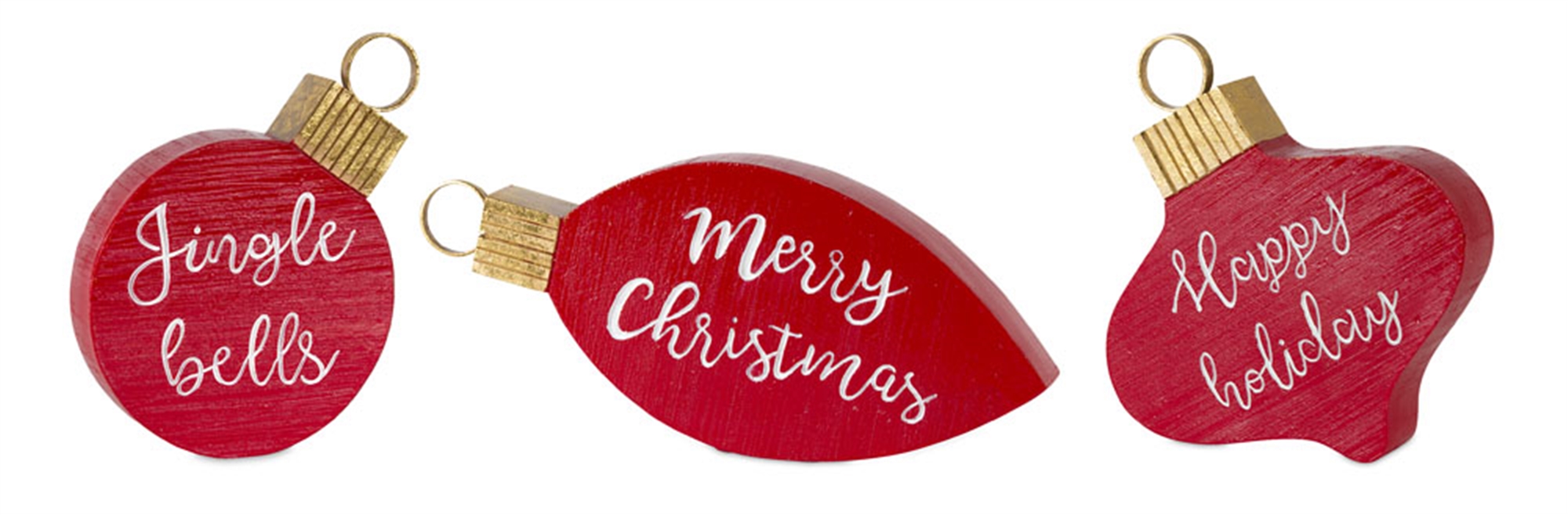 Ornament Sign (Set of 6) 4.5