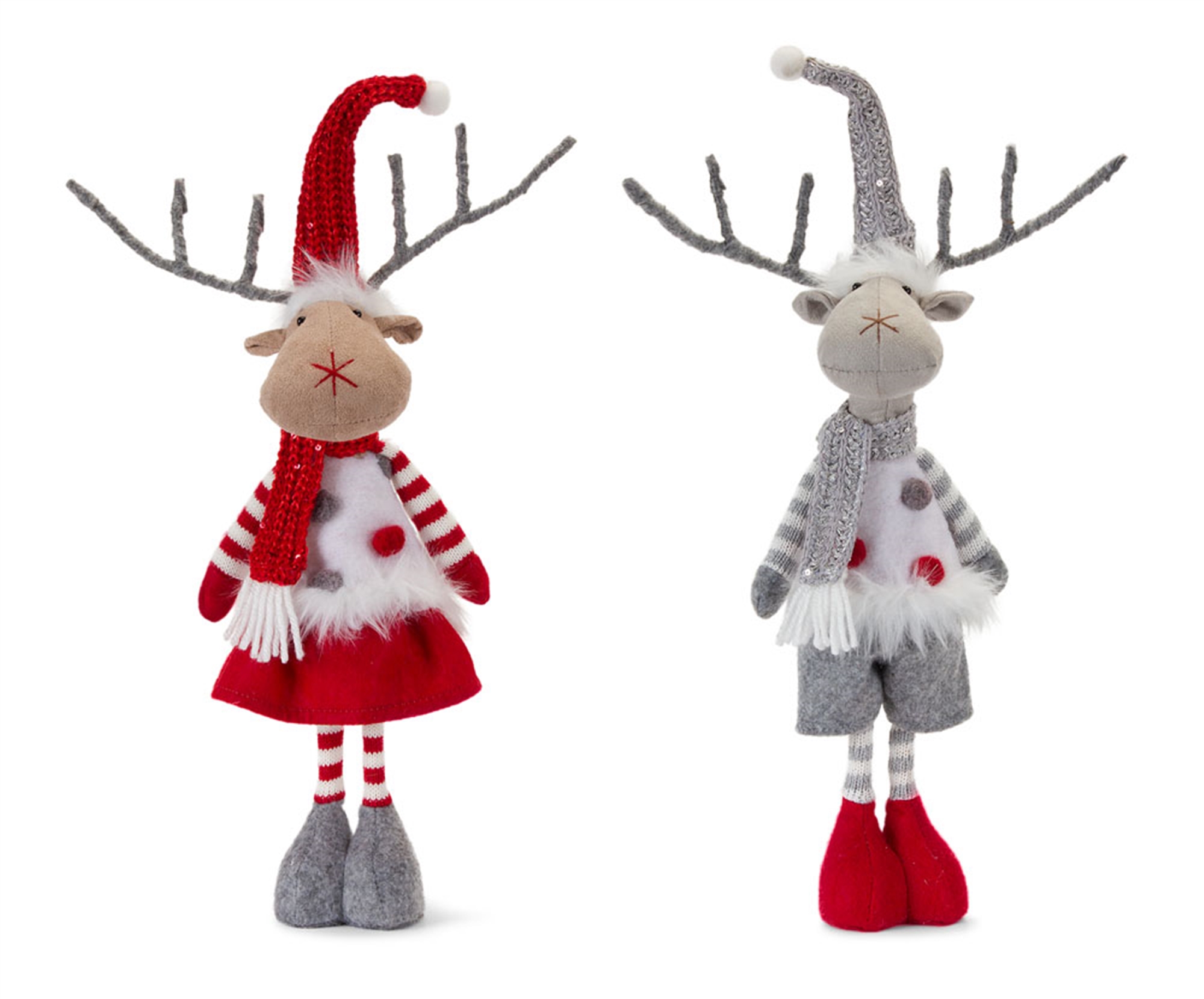Boy & Girl Deer (Set of 4) 18