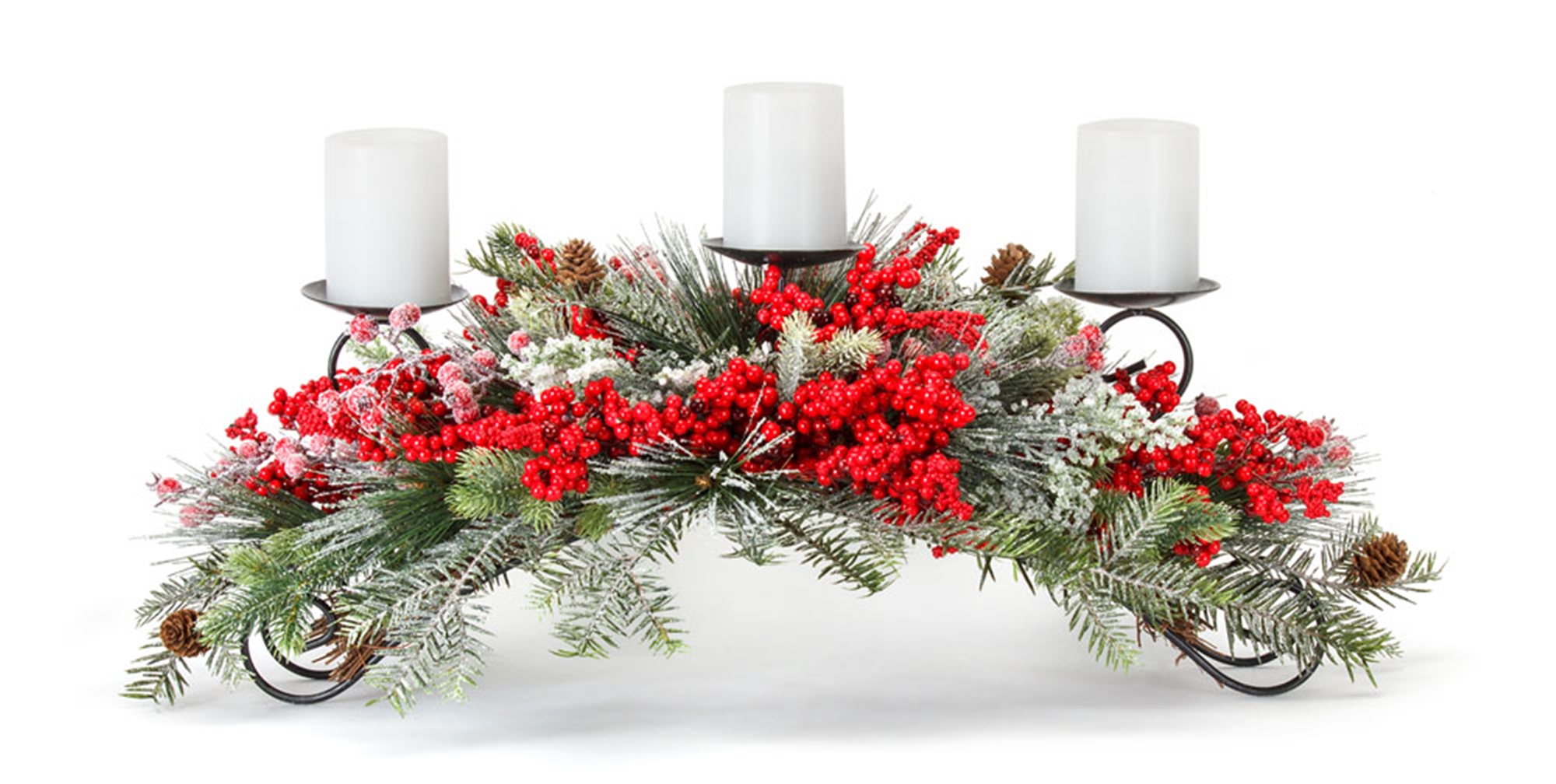 Pine and Berry Centerpiece 31