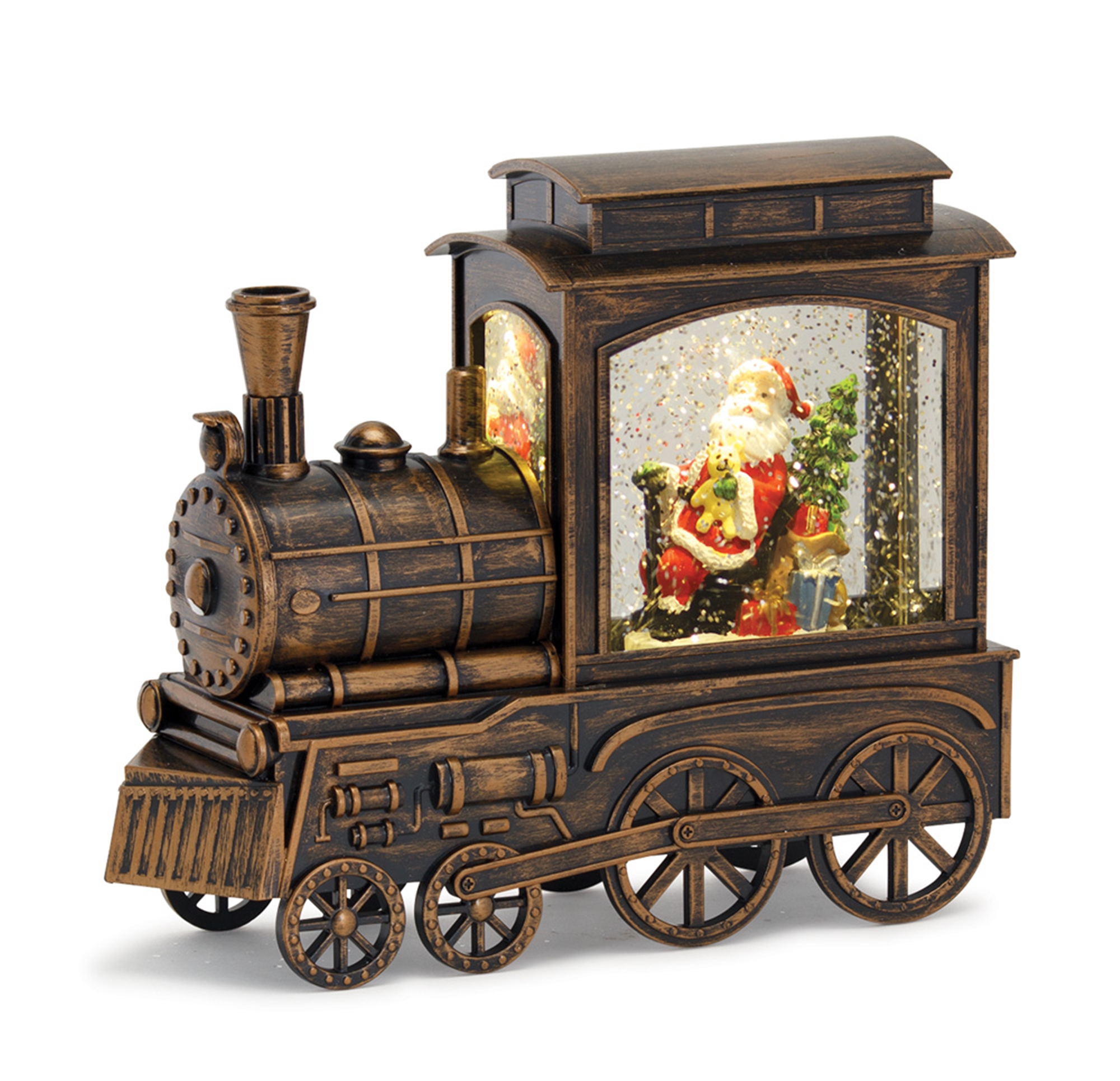 Train and Santa Snow Globe 9