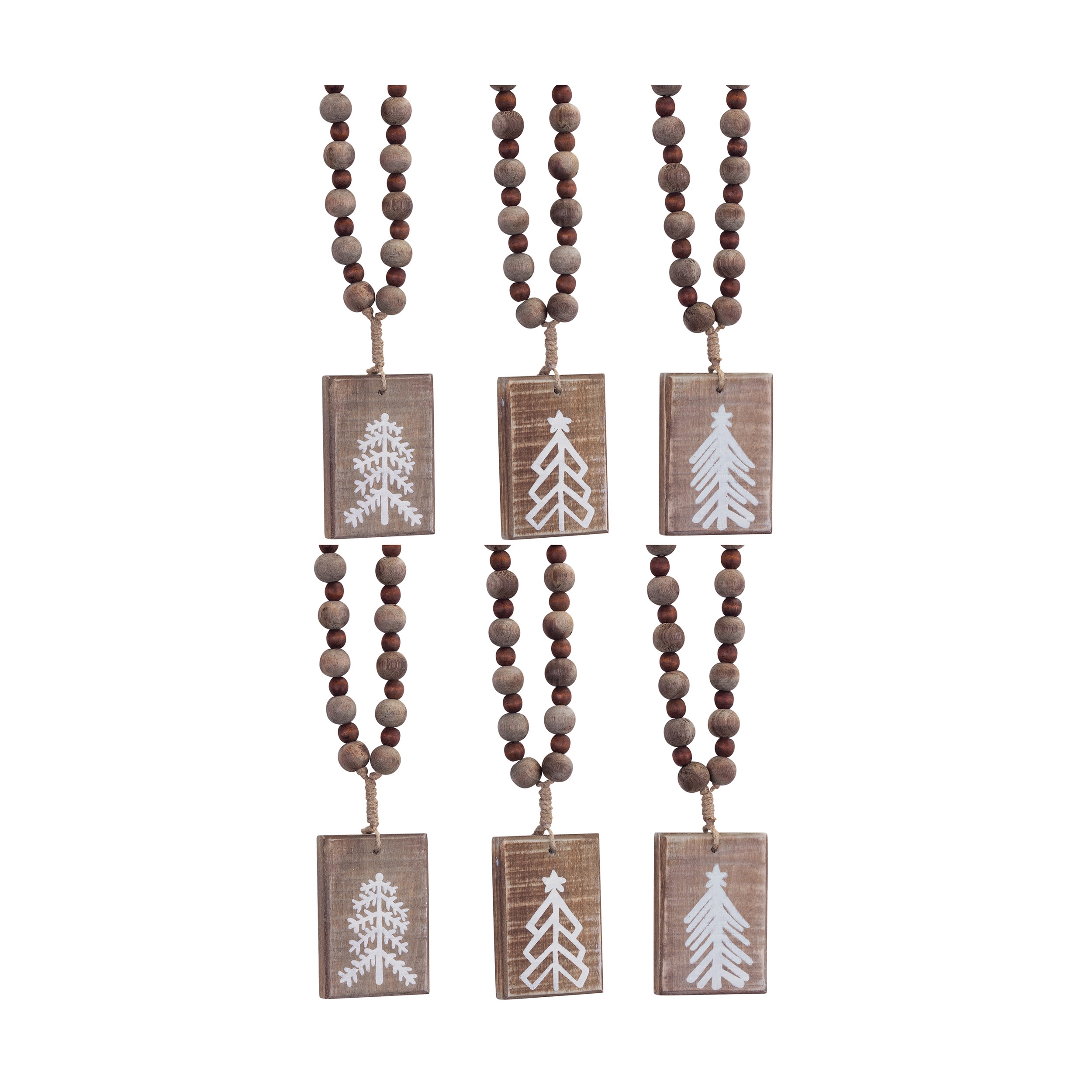 Tree Plaque Ornament (Set of 6) 13
