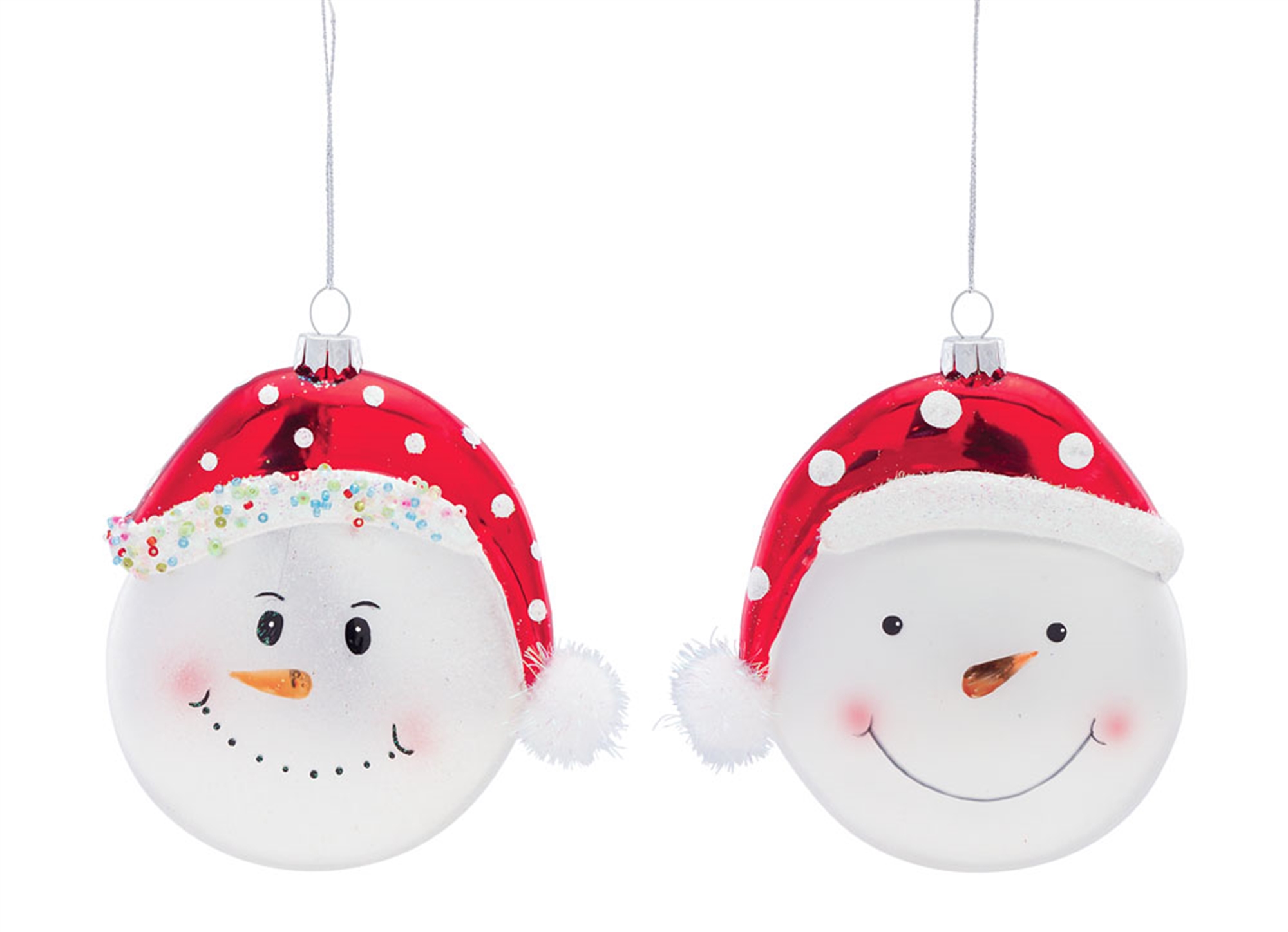 Snowman w/Hat Ornament (Set of 6) 5
