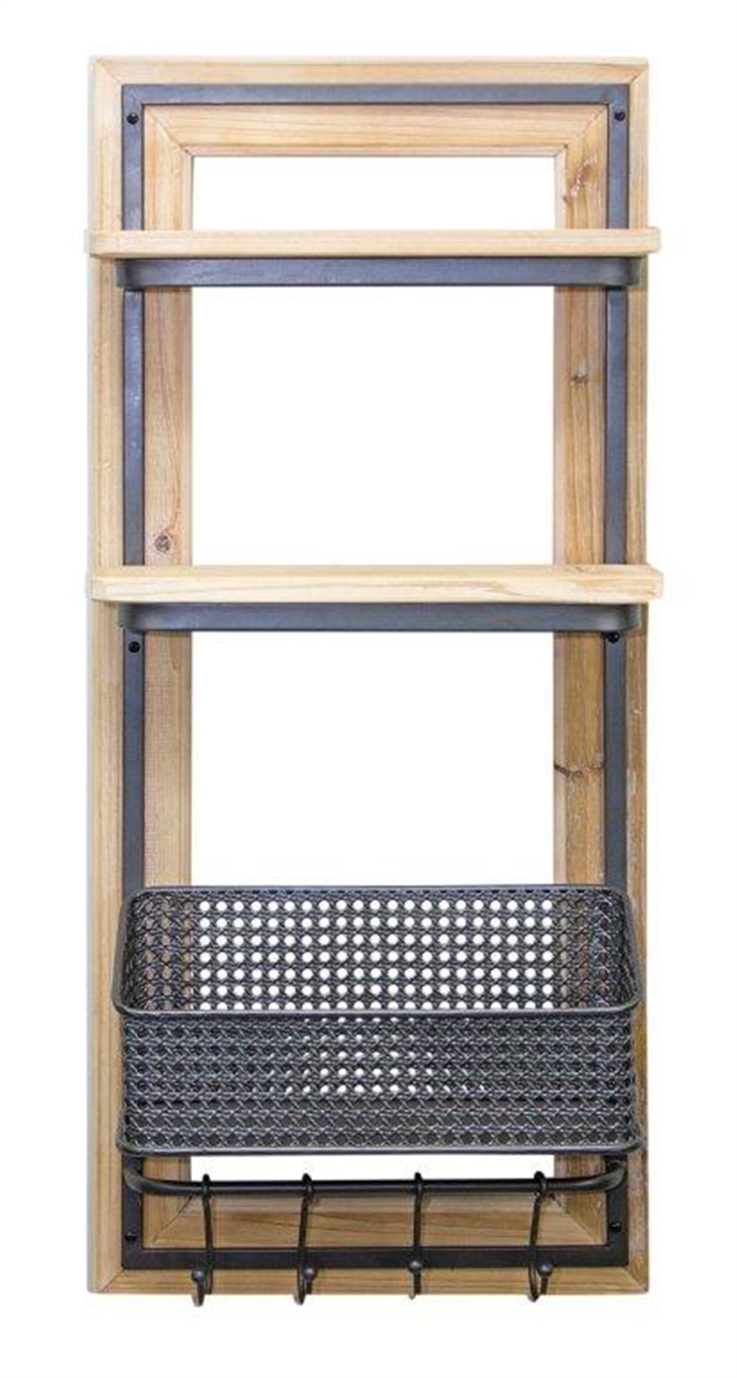 Wall Shelf with Basket 16.75