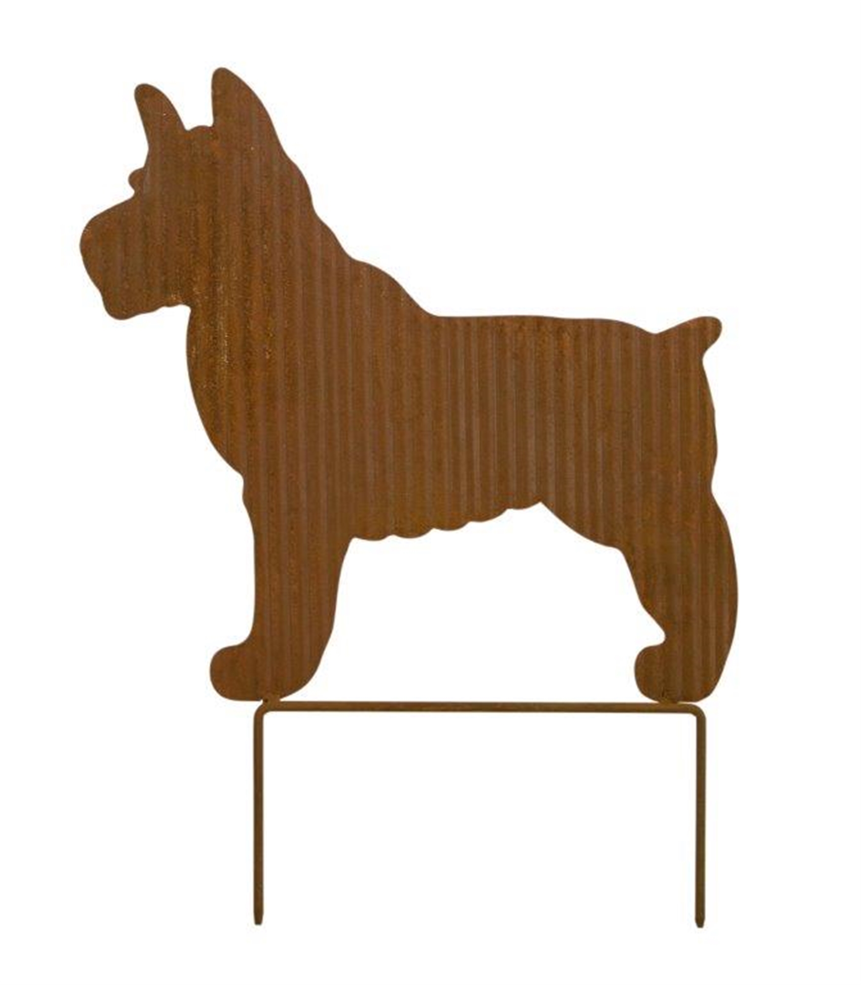 Dog Silhouette Lawn Stake 12.25