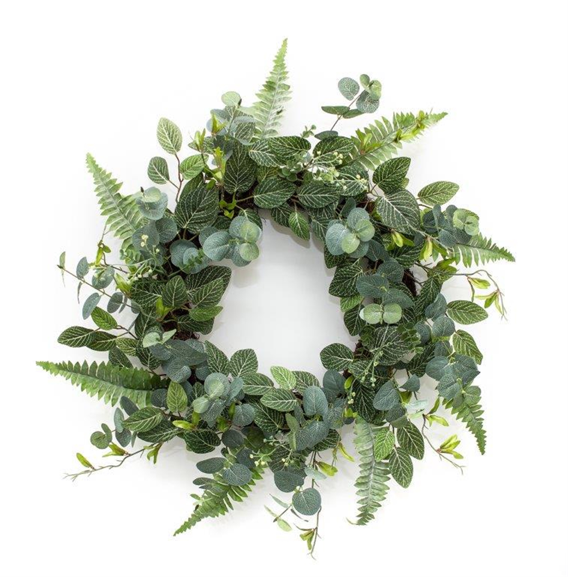 Mixed Foliage Wreath 24