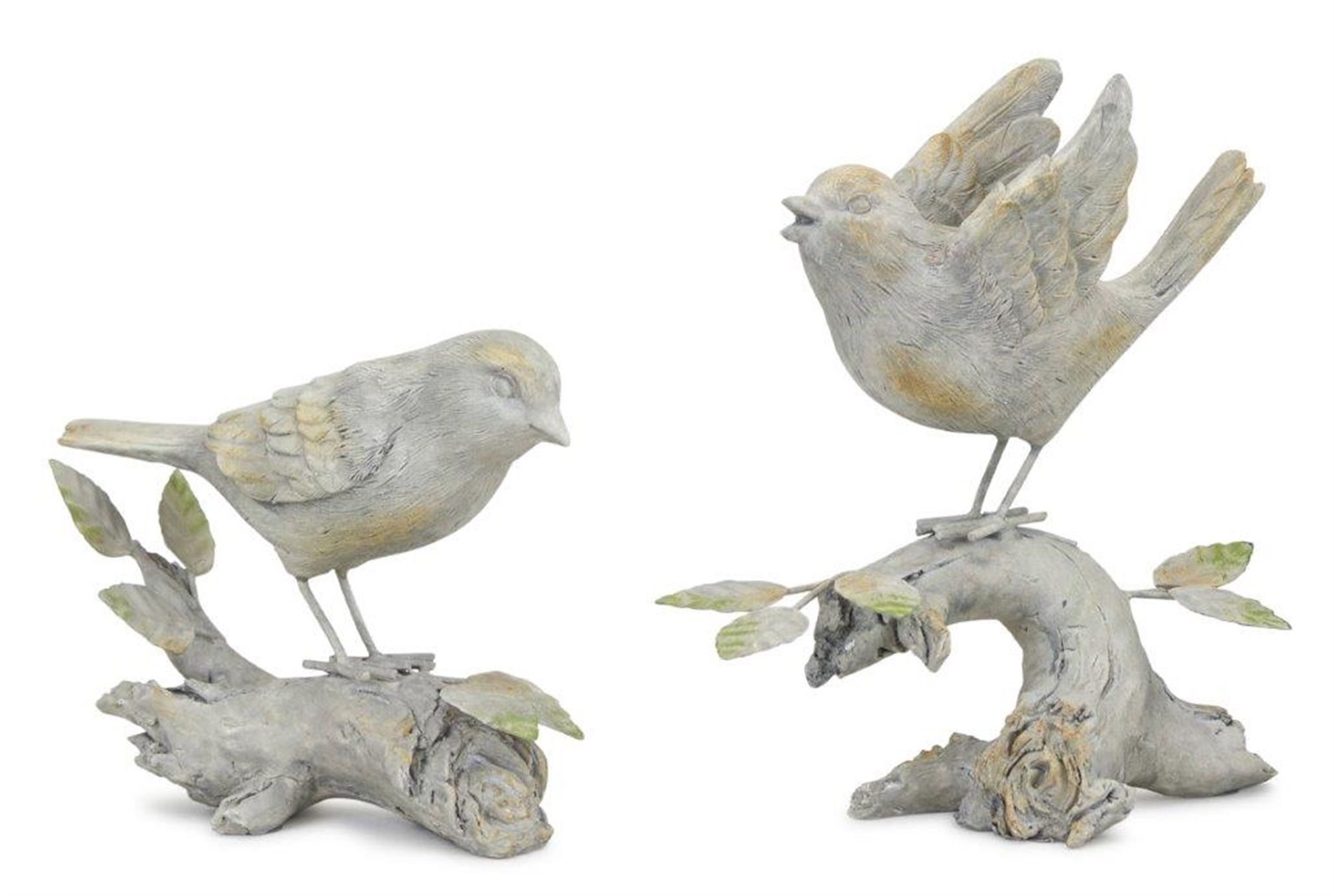 Bird on Branch (Set of 2) 6.5