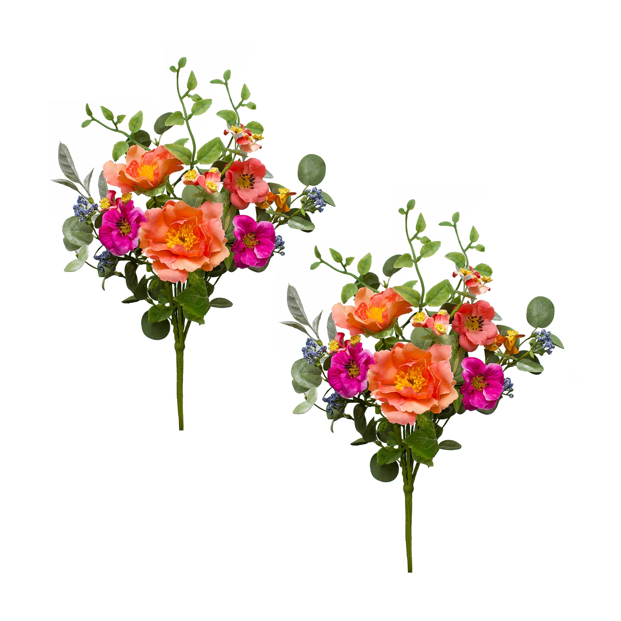 Floral Bouquet (Set of 2) 16.5