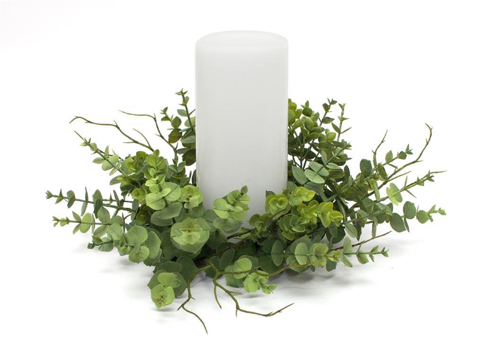 Eucalyptus Candle Ring 17.5