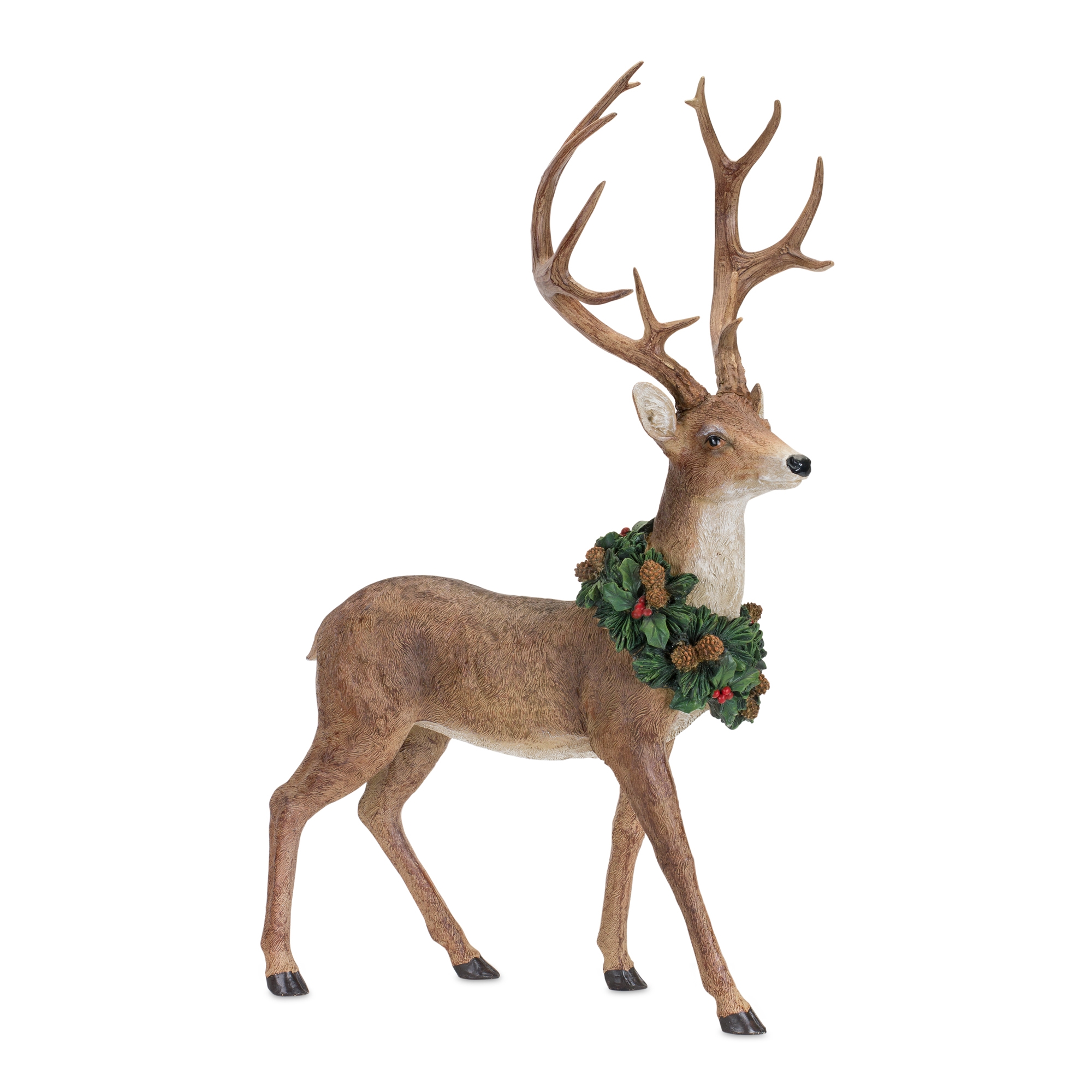 Deer w/Wreath (Set of 2) 16