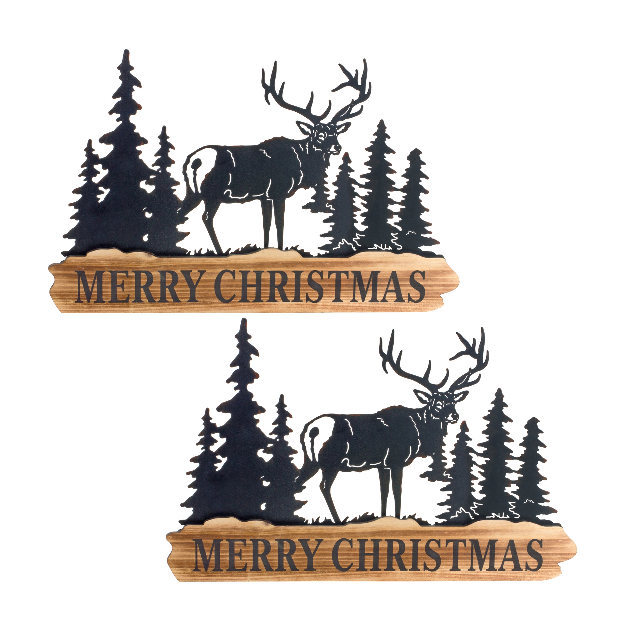 Merry Christmas Sign (Set of 2) 18