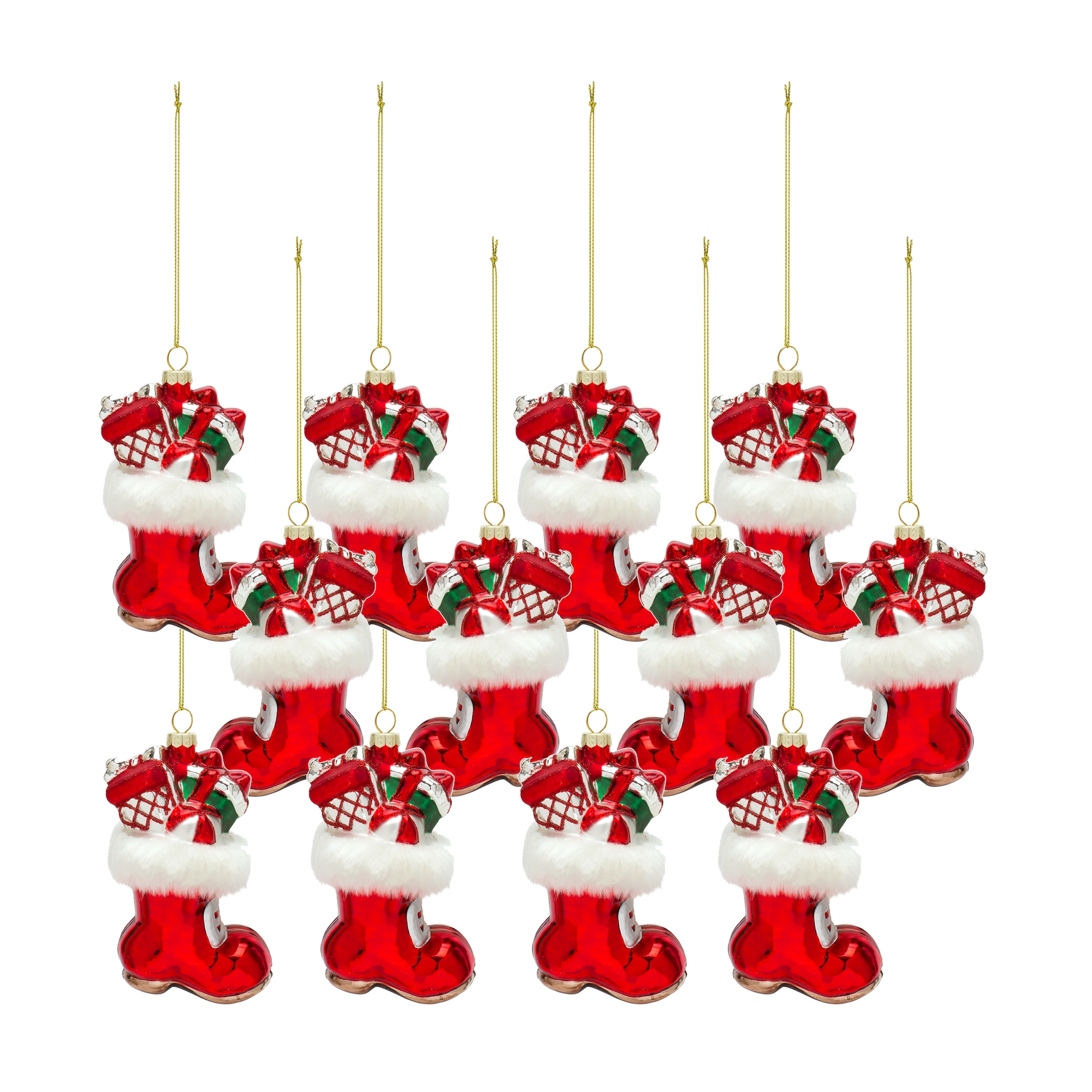 Boot and Package Ornament (Set of 12) 5