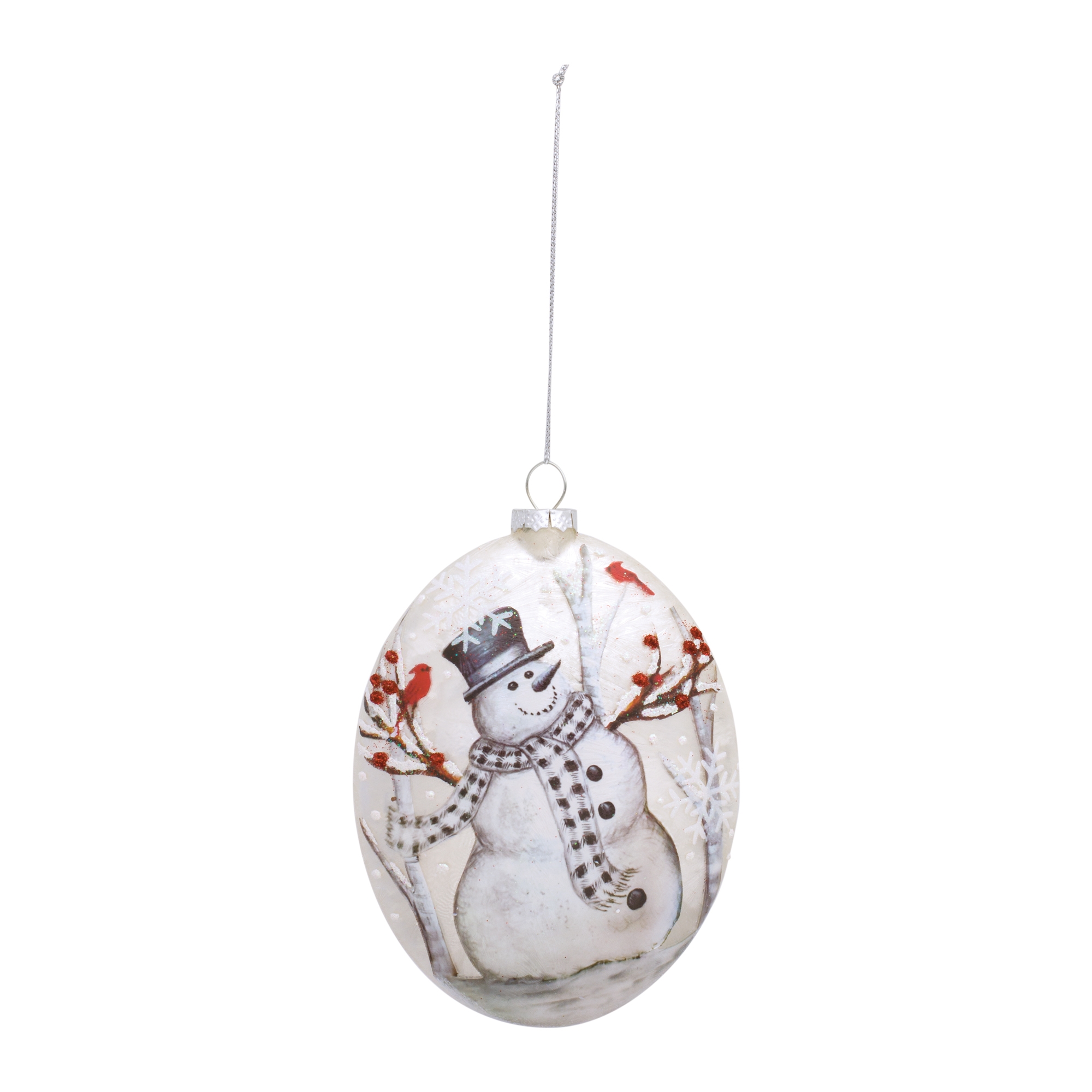 Snowman Disc Ornament (Set of 6) 5