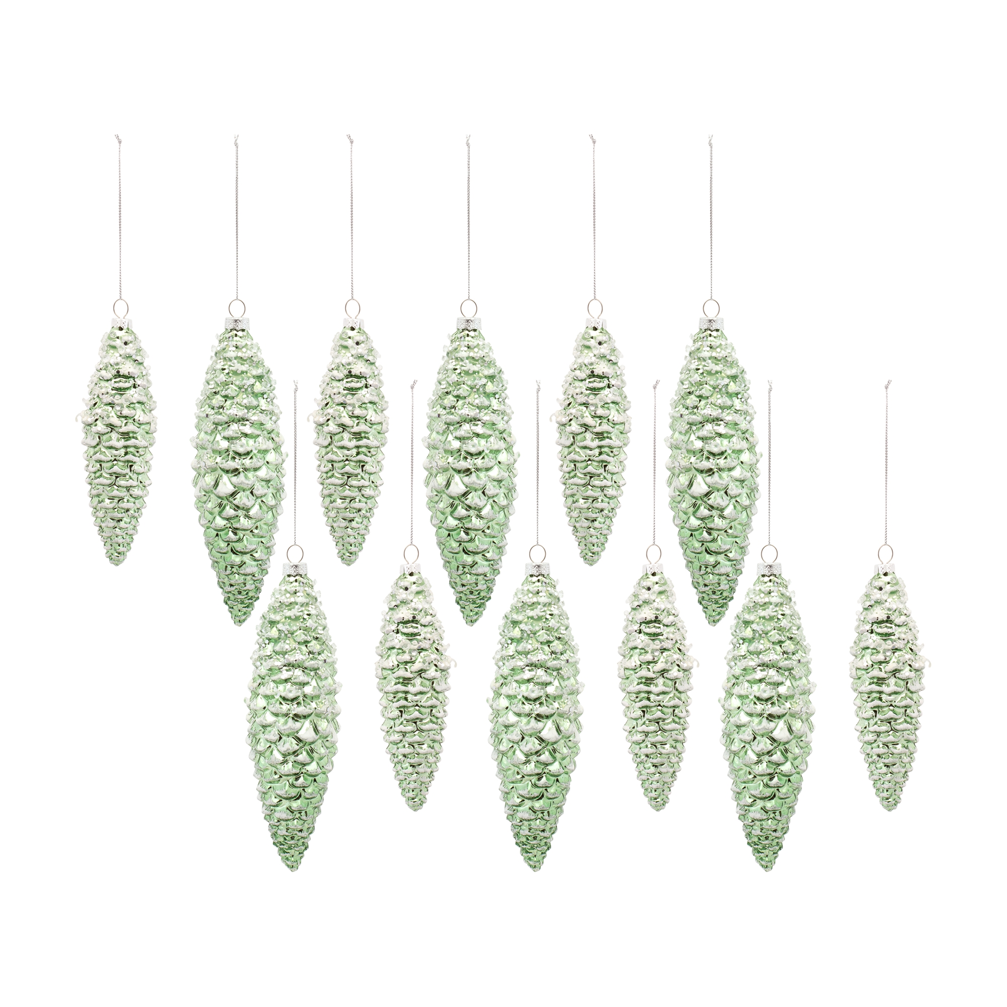 Pine Cone Ornament (Set of 12) 6.25