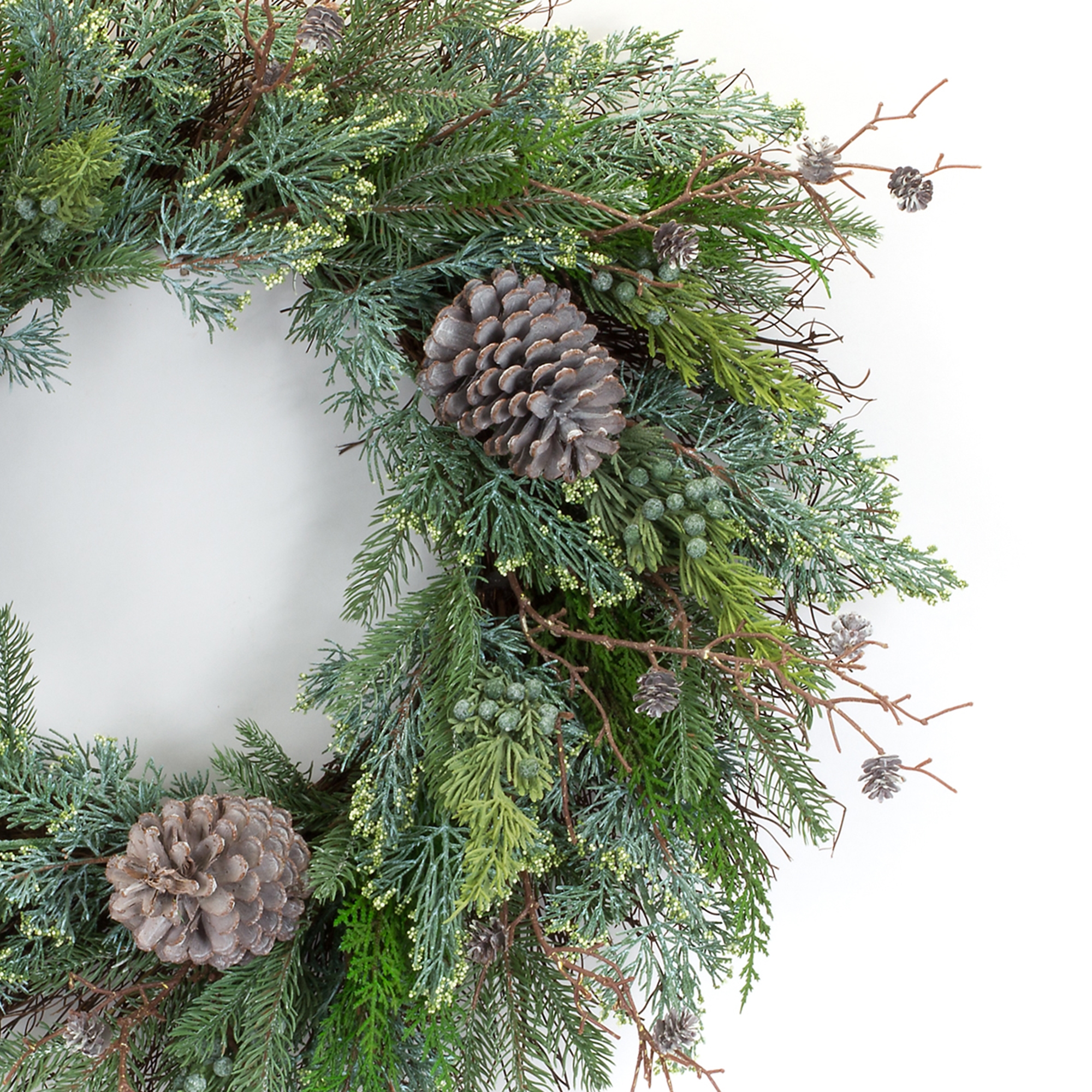 Juniper and Pine Wreath 27.75