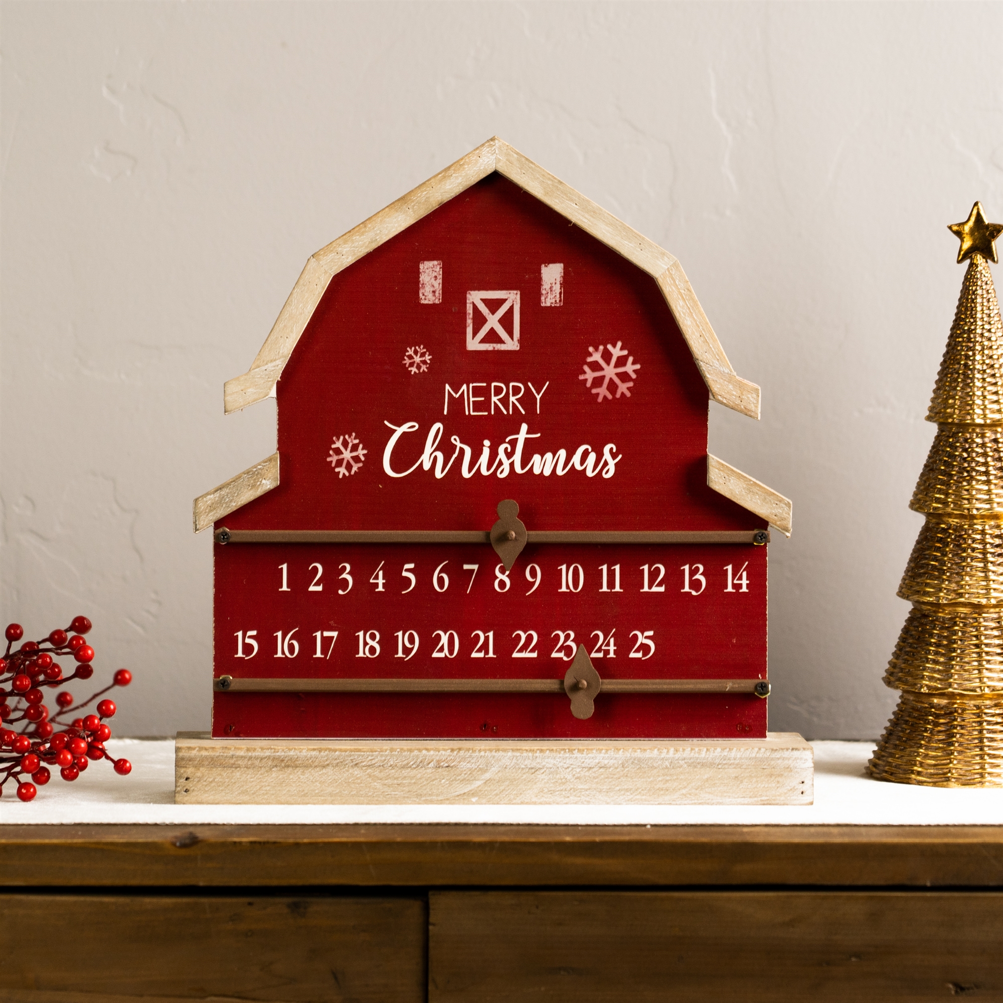Barn Christmas Countdown 12.25