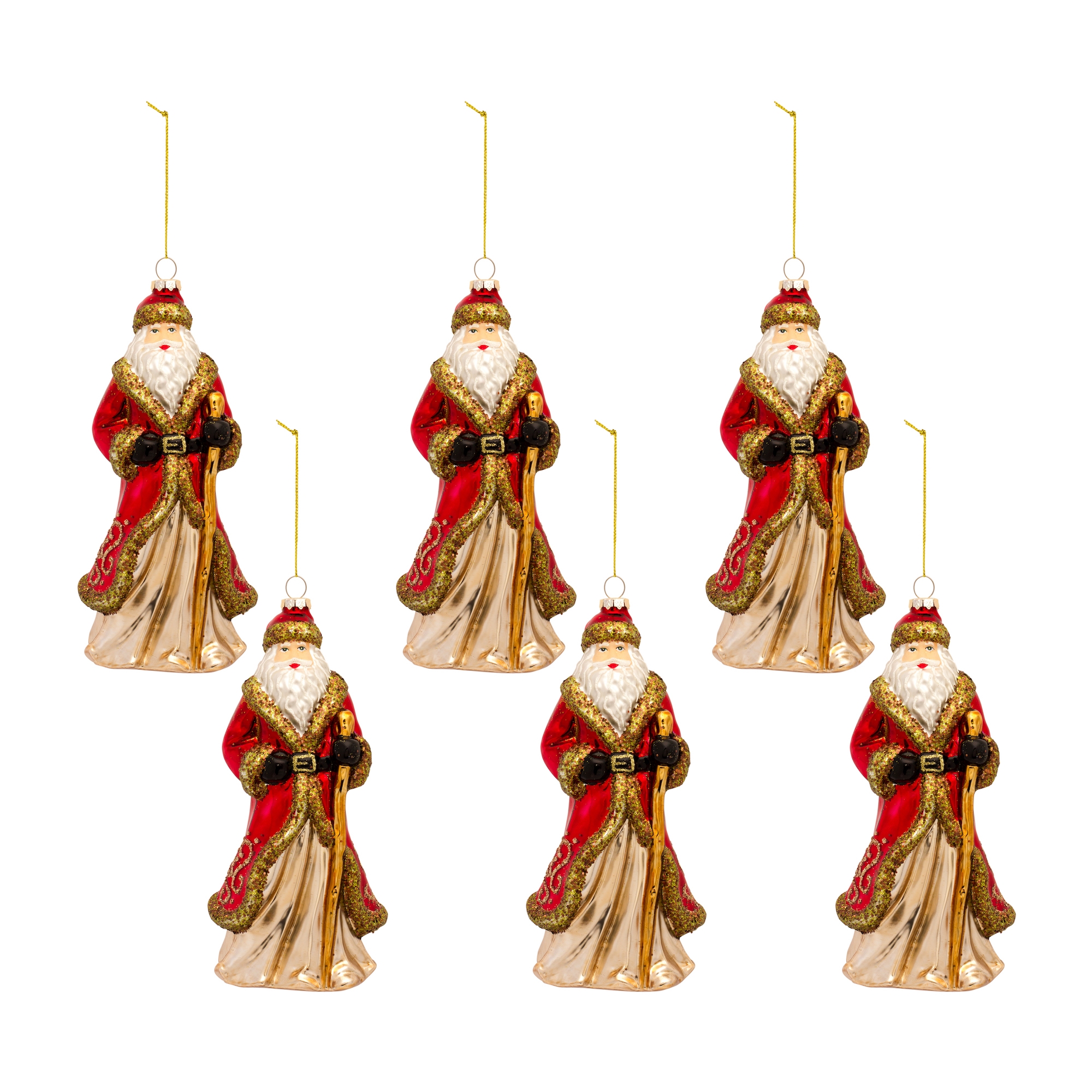 Santa Ornament (Set of 6) 8