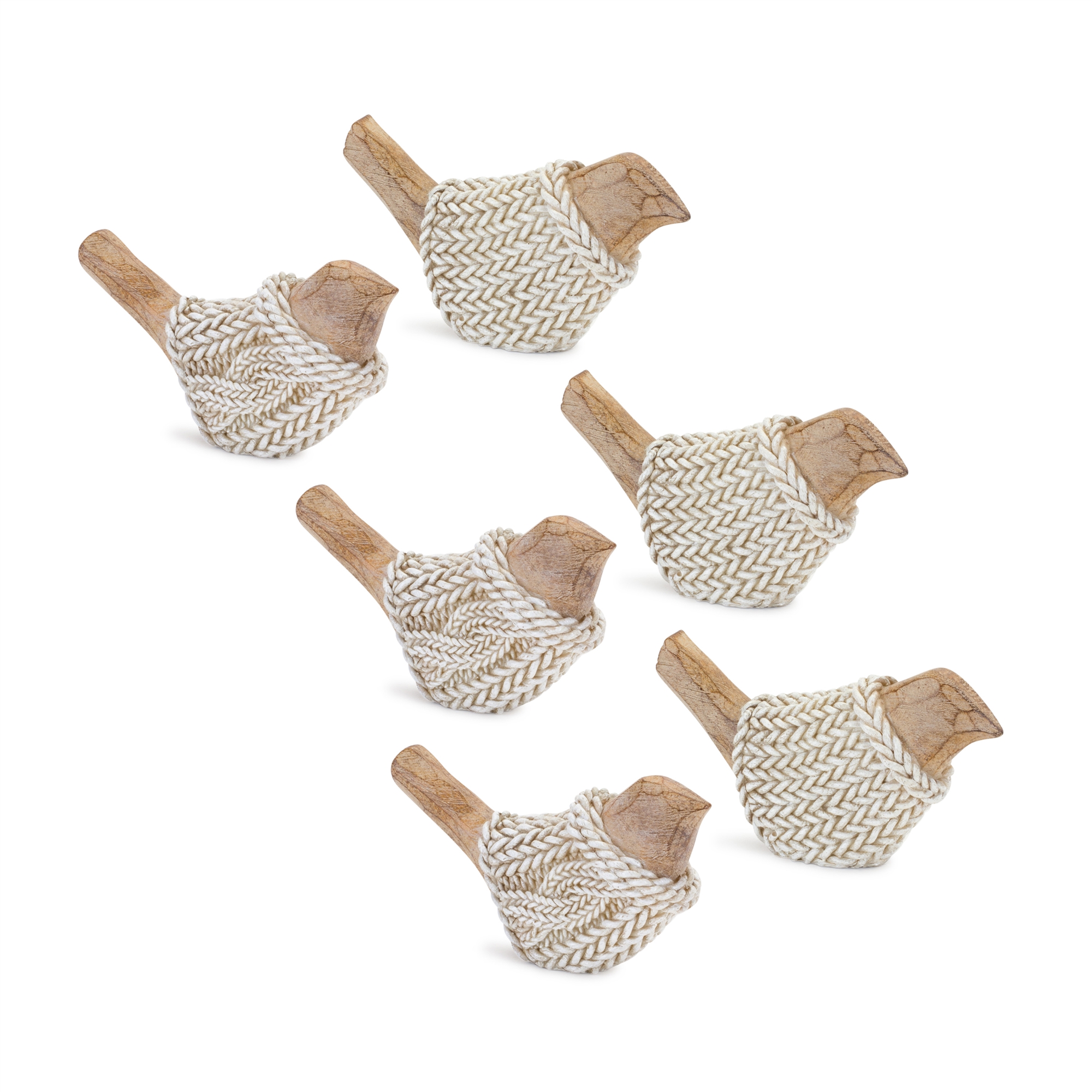 Bird w/Sweater (Set of 6) 5.25