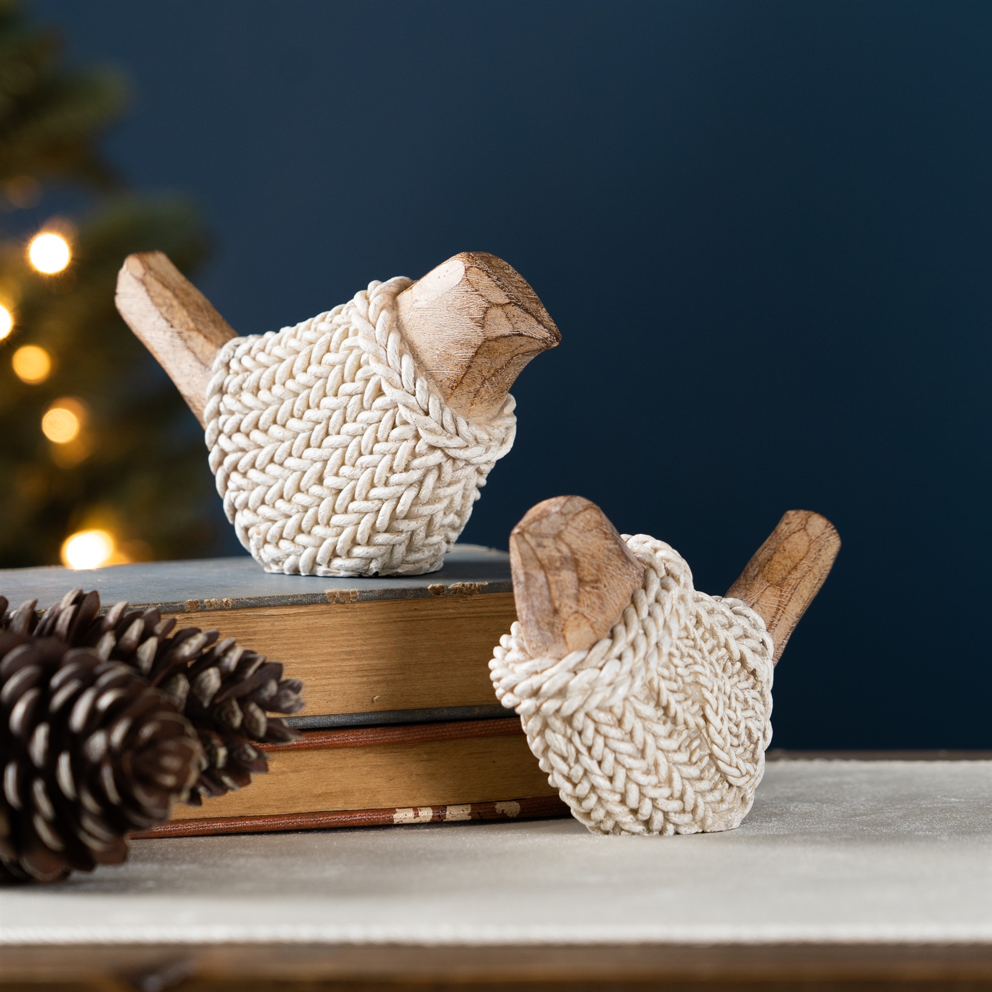 Bird w/Sweater (Set of 6) 5.25