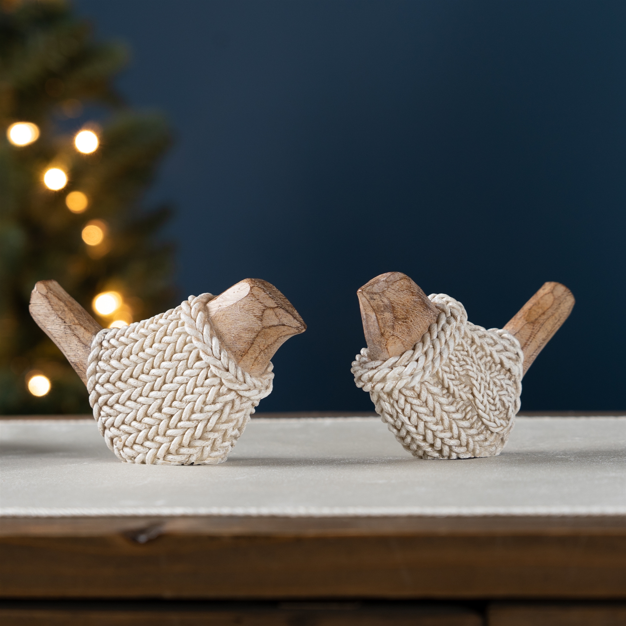 Bird w/Sweater (Set of 6) 5.25