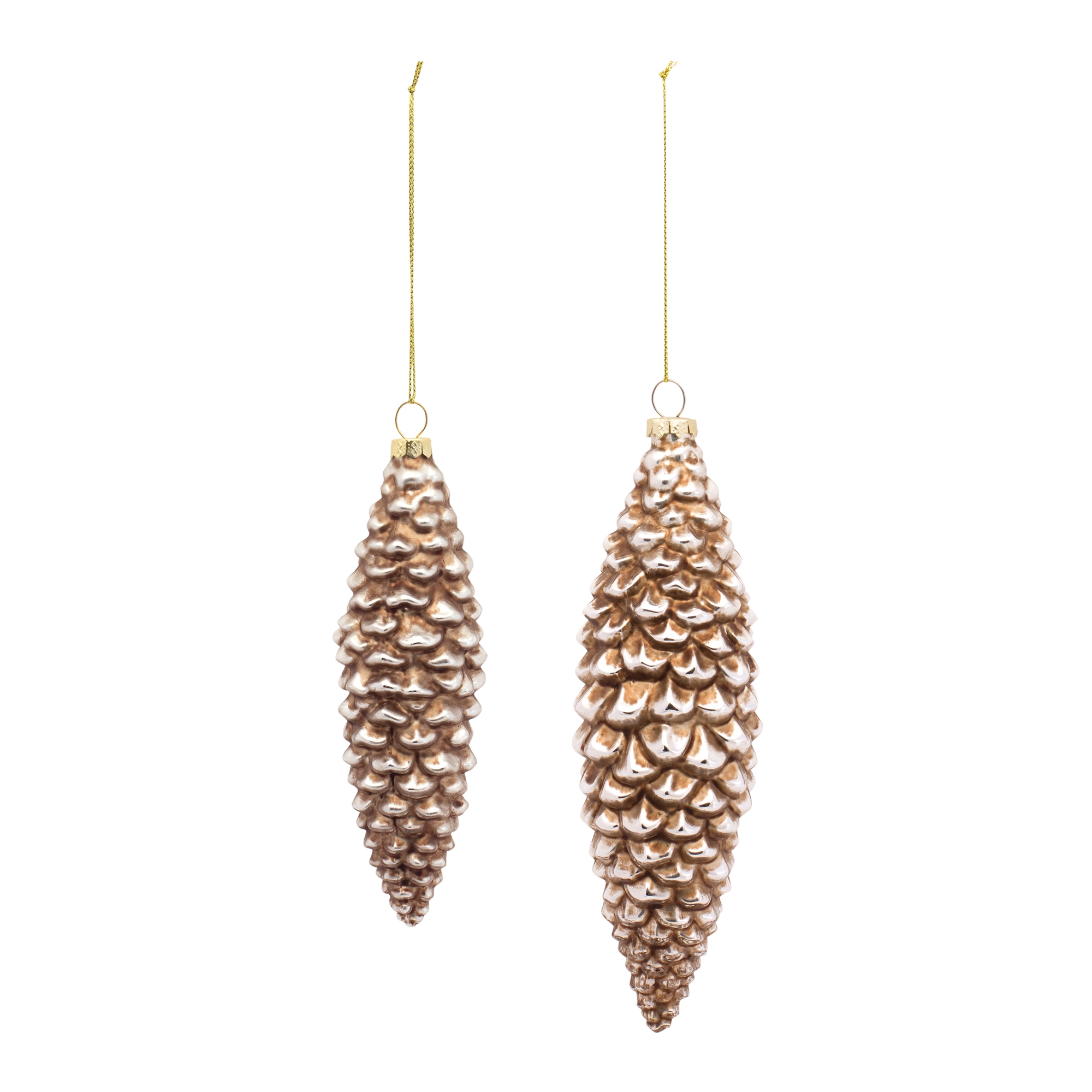 Pine Cone Ornament (Set of 12) 6.25