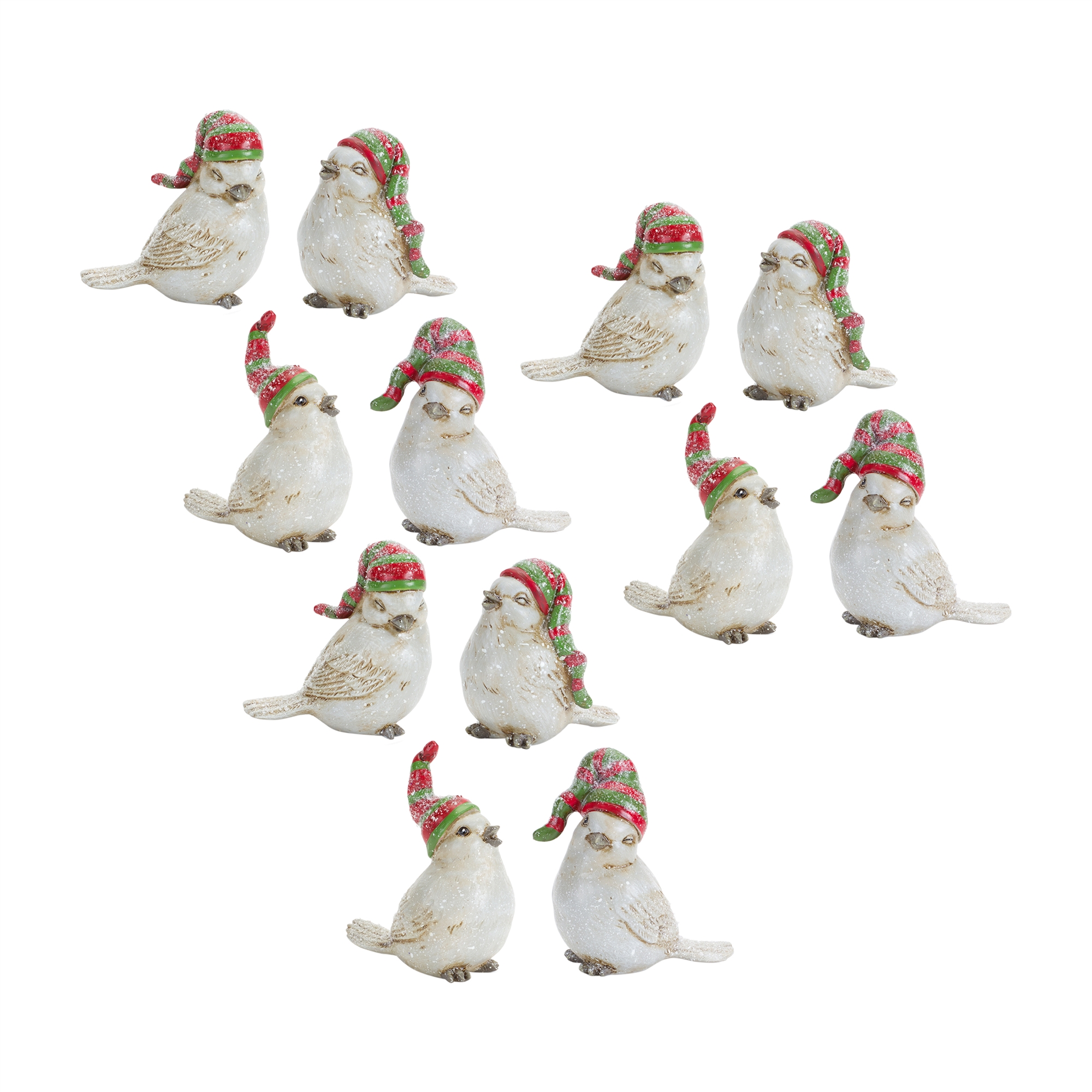Bird w/Stocking Hat (Set of 12) 3